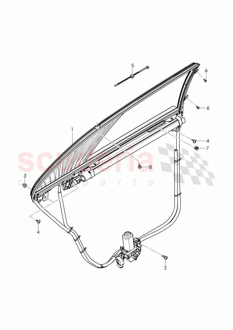 curtain for side window, D - MJ 2017>> of Bentley Bentley Mulsanne (2010+)