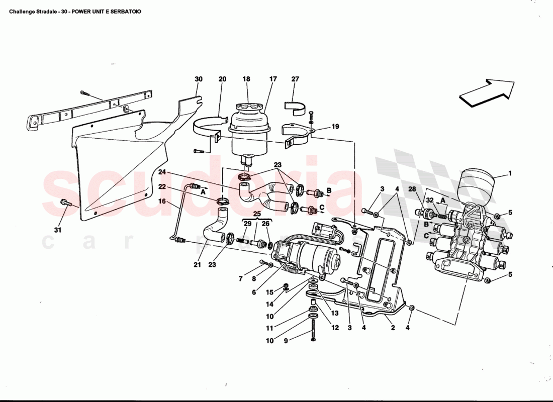 POWER UNIT AND TANK of Ferrari Ferrari 360 Challenge Stradale