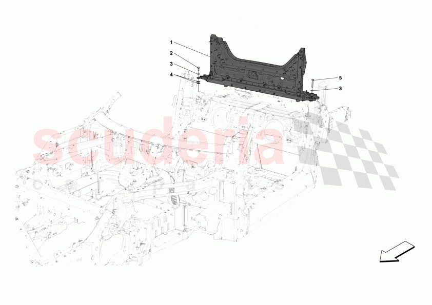 ROLLBAR COMPARTMENT of Ferrari Ferrari 12Cilindri Spider