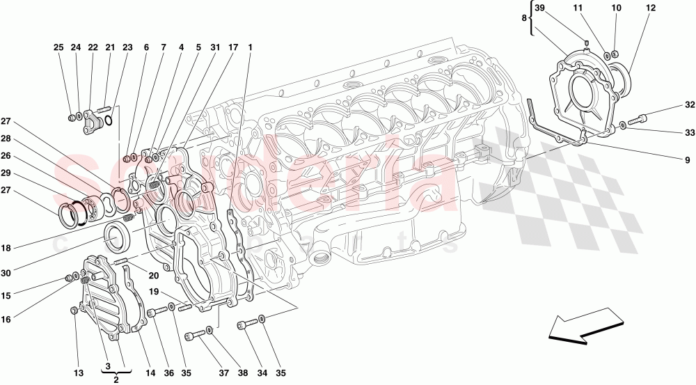 CRANKASE - COVERS of Ferrari Ferrari 612 Sessanta