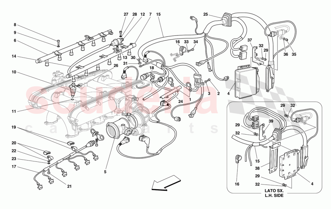 INJECTION DEVICE of Ferrari Ferrari 456 M GT/GTA