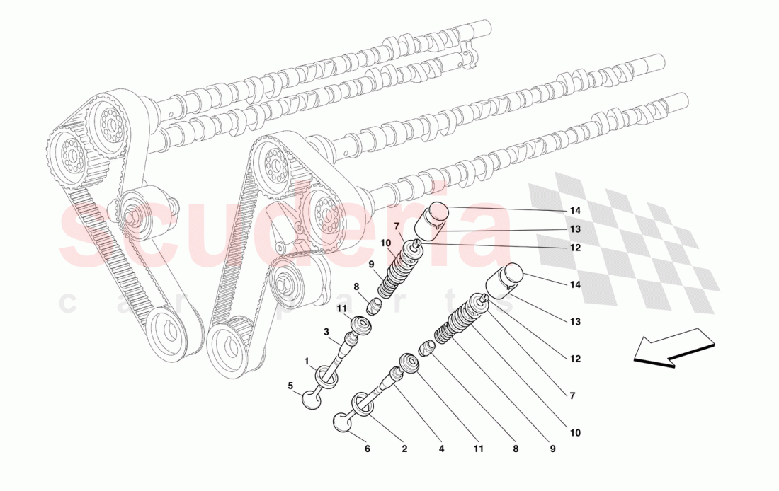 TIMING - VALVES of Ferrari Ferrari 456 M GT/GTA
