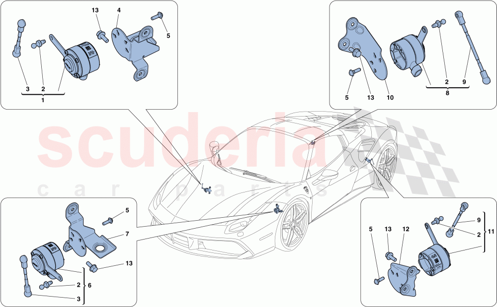 ELECTRONIC MANAGEMENT (SUSPENSION) of Ferrari Ferrari 488 Spider
