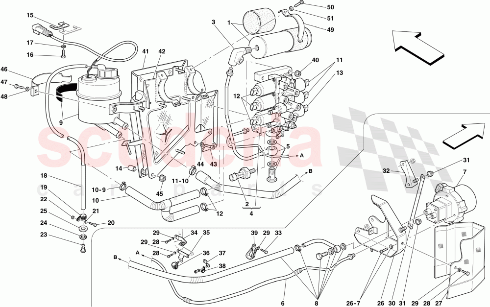 POWER UNIT AND TANK of Ferrari Ferrari 599 SA Aperta