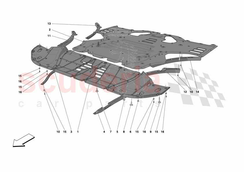 FRONT SHIELDS of Ferrari Ferrari 12Cilindri