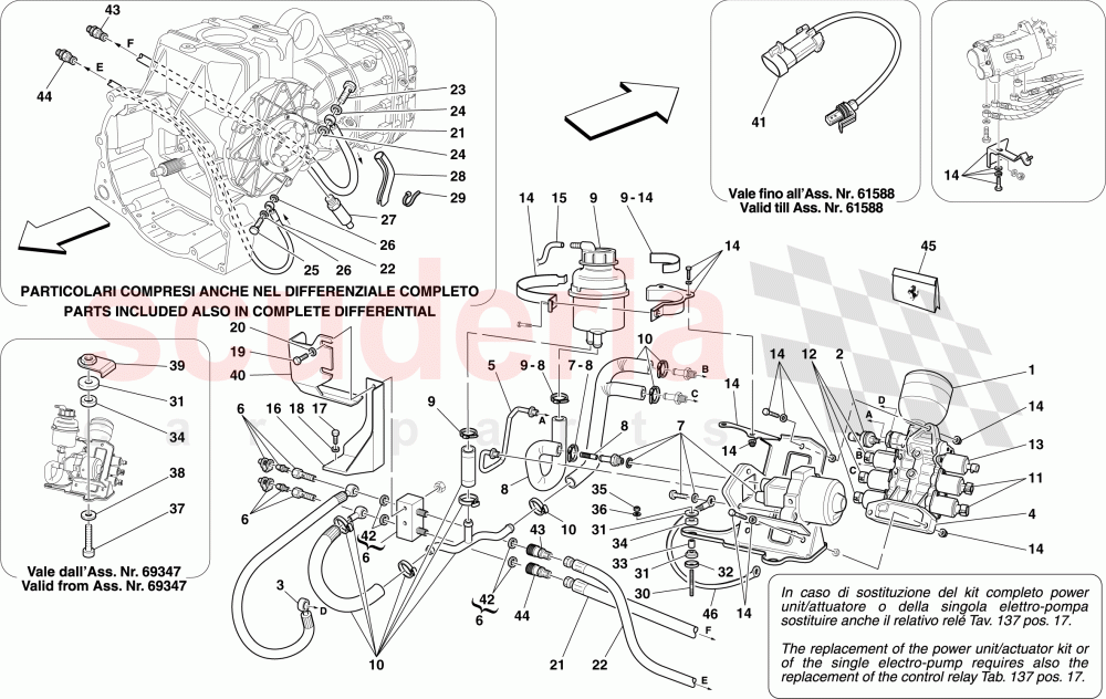 POWER UNIT AND TANK of Ferrari Ferrari 430 Coupe