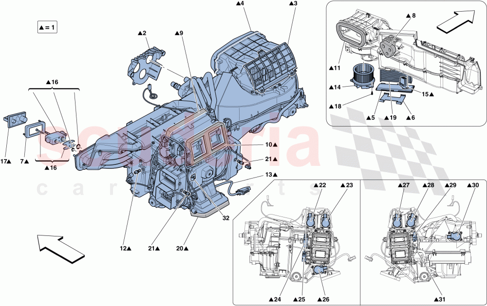 EVAPORATOR UNIT of Ferrari Ferrari FF