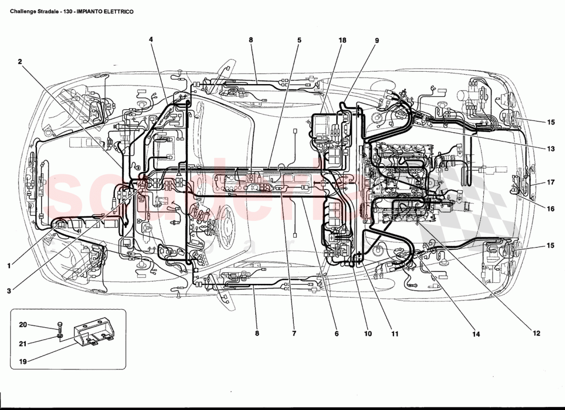 Ferrari 360 Challenge Stradale ELECTRICAL SYSTEM Parts | Scuderia Car Parts