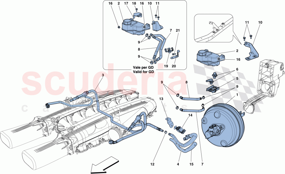 POWER STEERING SYSTEM of Ferrari Ferrari F12 Berlinetta