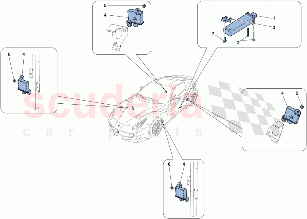 TYRE PRESSURE MONITORING SYSTEM of Ferrari Ferrari F12 TDF