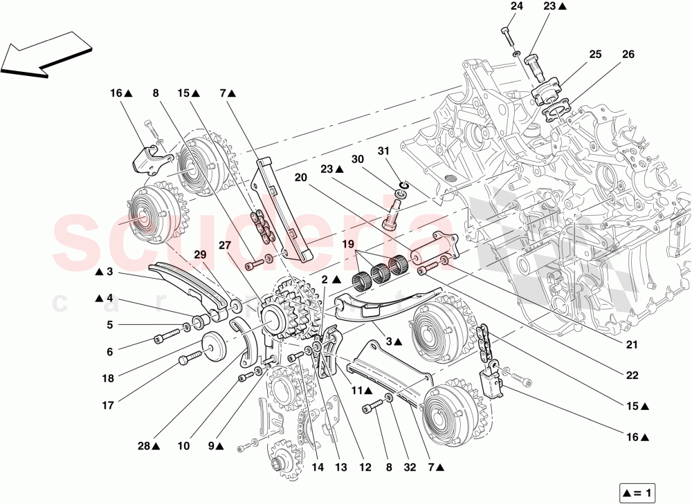 TIMING SYSTEM - DRIVE of Ferrari Ferrari California (2012-2014)