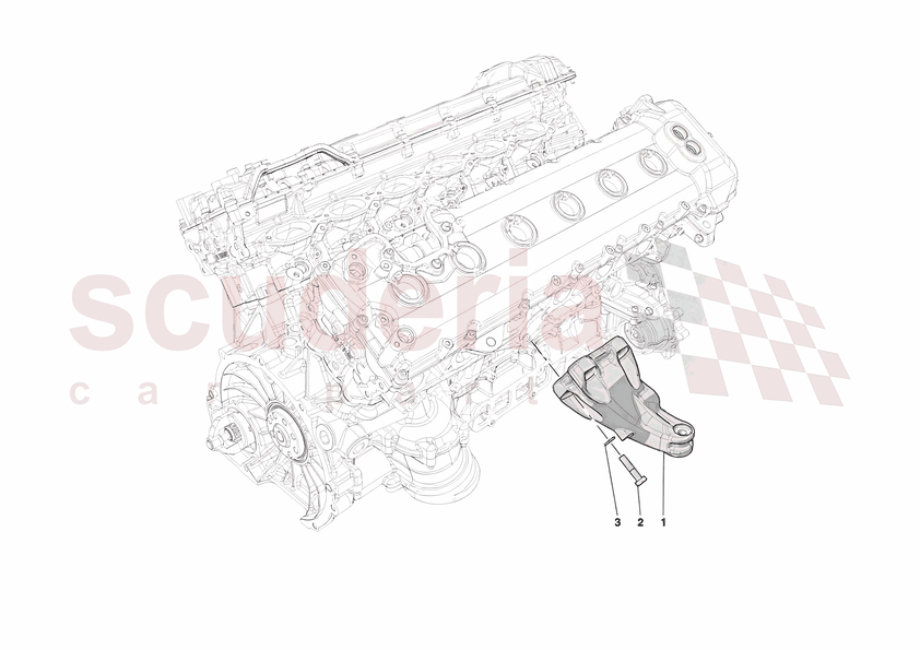 ENGINE SUSPENSION of Ferrari Ferrari 12Cilindri Spider