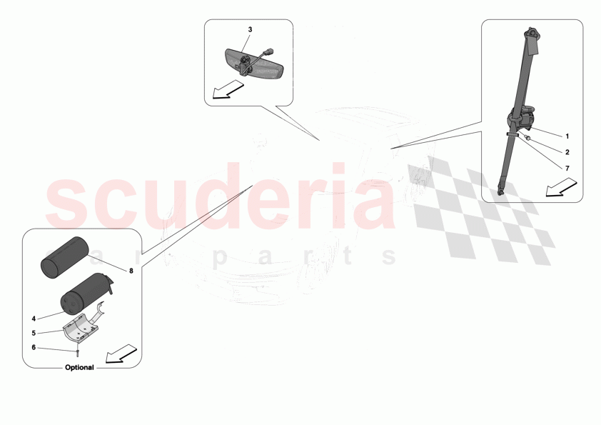 OTHER INTERIOR TRIM ACCESSORIES of Ferrari Ferrari 12Cilindri Spider