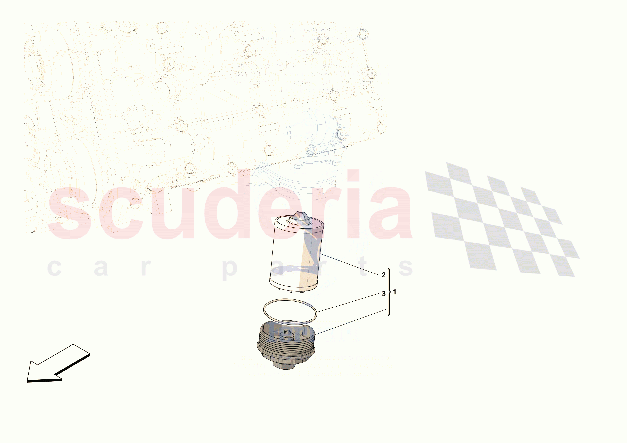 LUBRICATION FILTERS of Ferrari Ferrari 296 GTS Europe