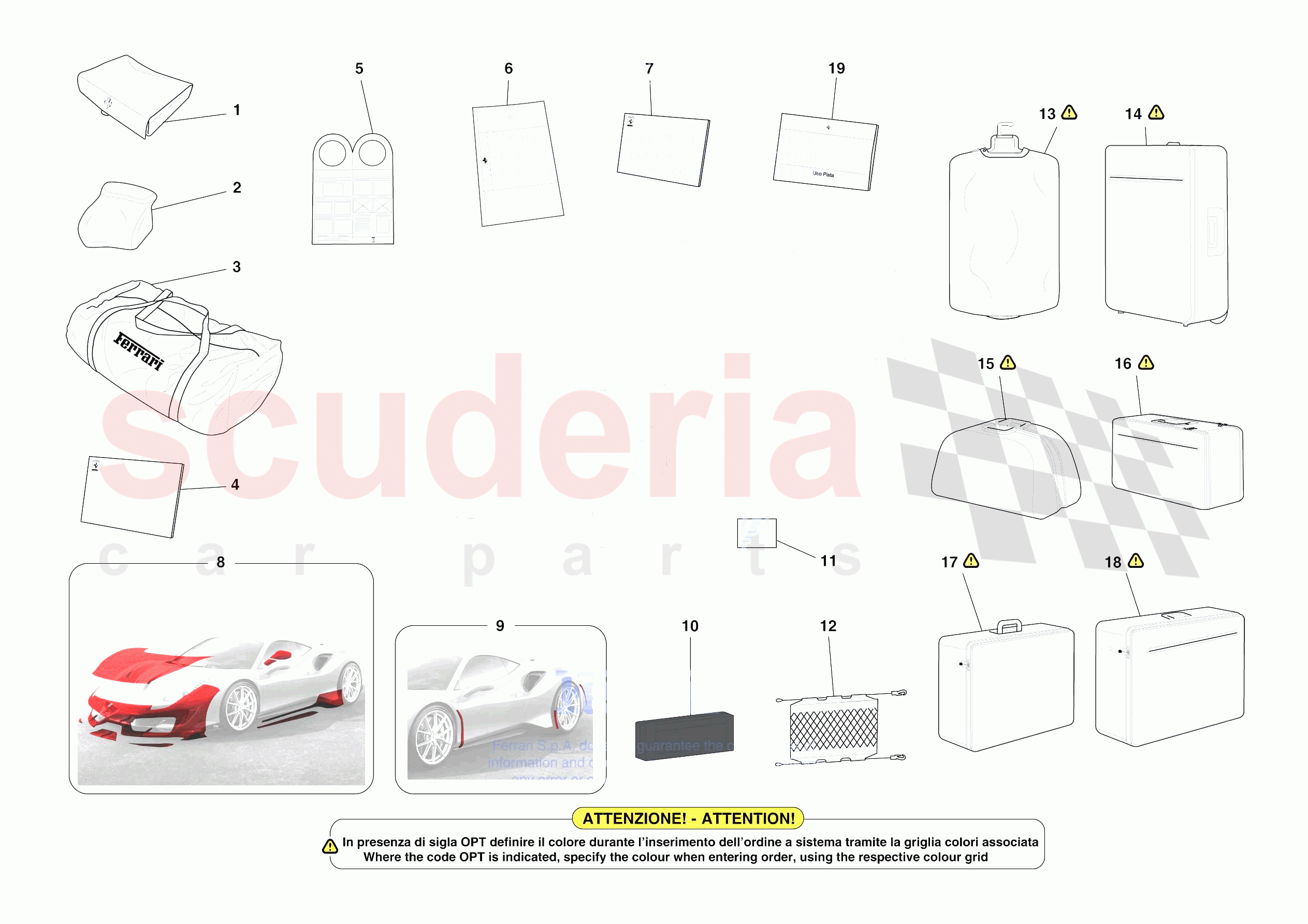 OTHER ACCESSORIES of Ferrari Ferrari 488 Pista Europe