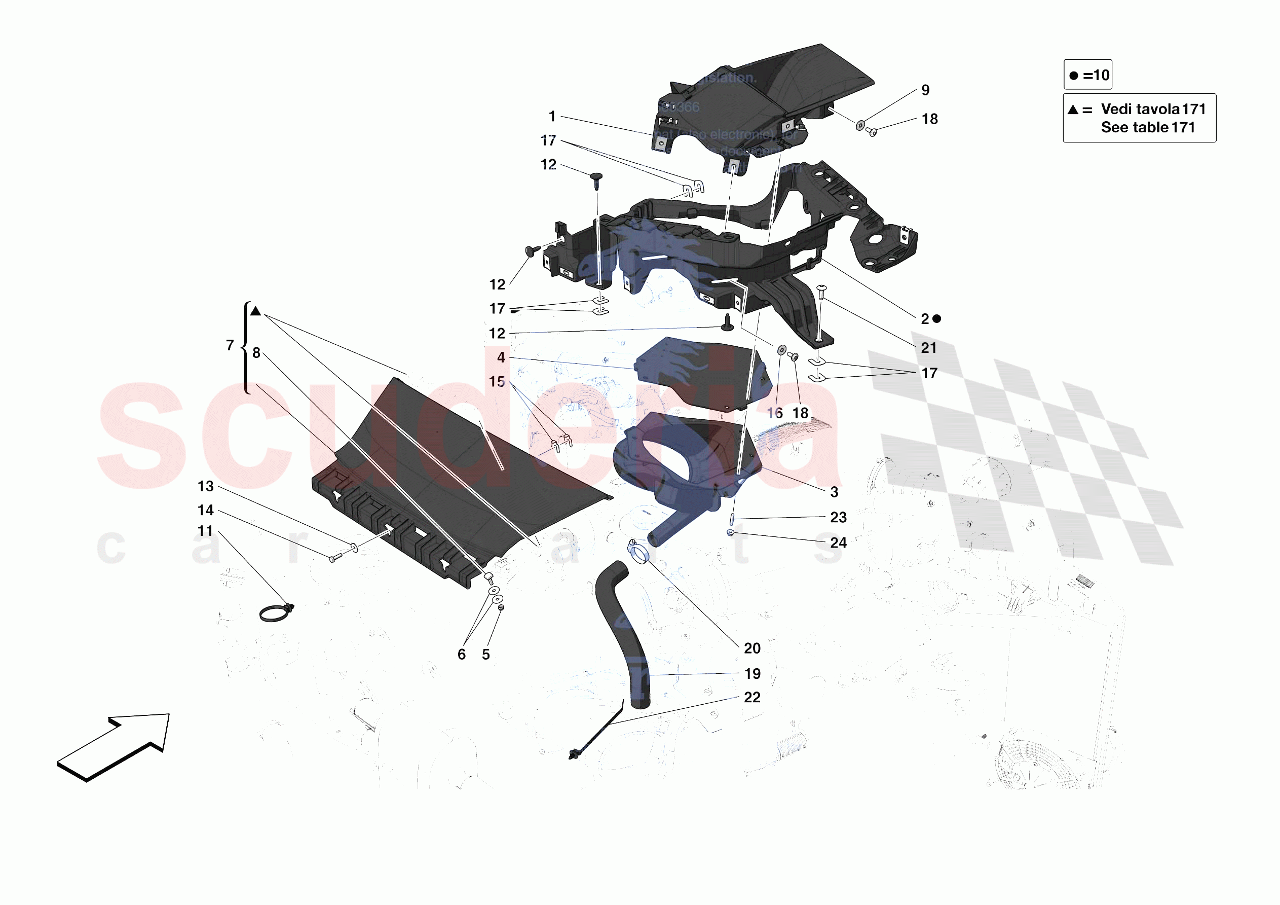REAR AIR INTAKES of Ferrari Ferrari 488 Pista Europe