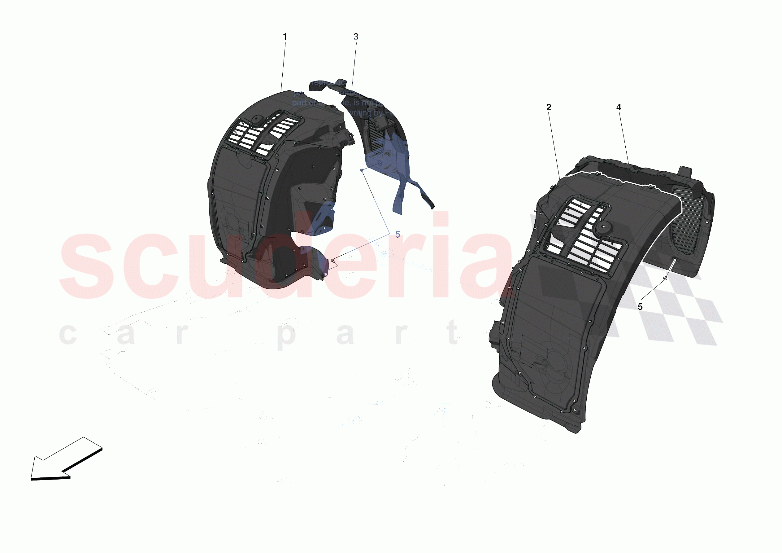 REAR WHEELHOUSE of Ferrari Ferrari 488 Pista Europe RH