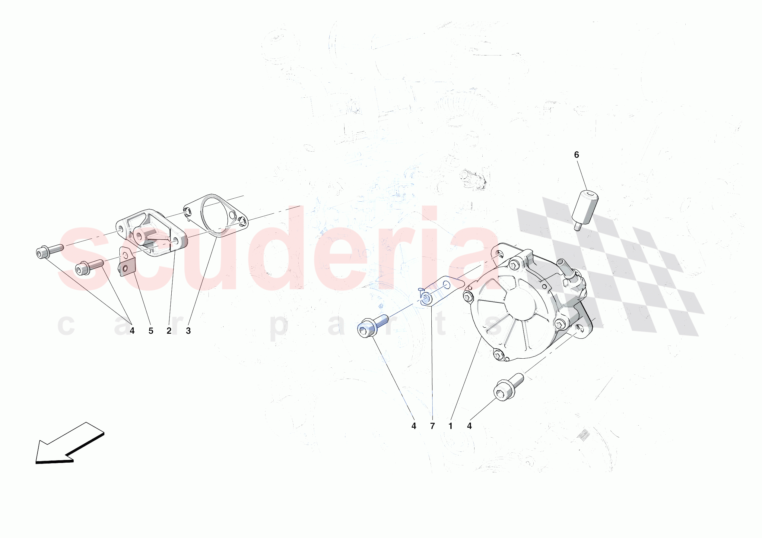 VACUUM PUMP of Ferrari Ferrari 488 Pista USA