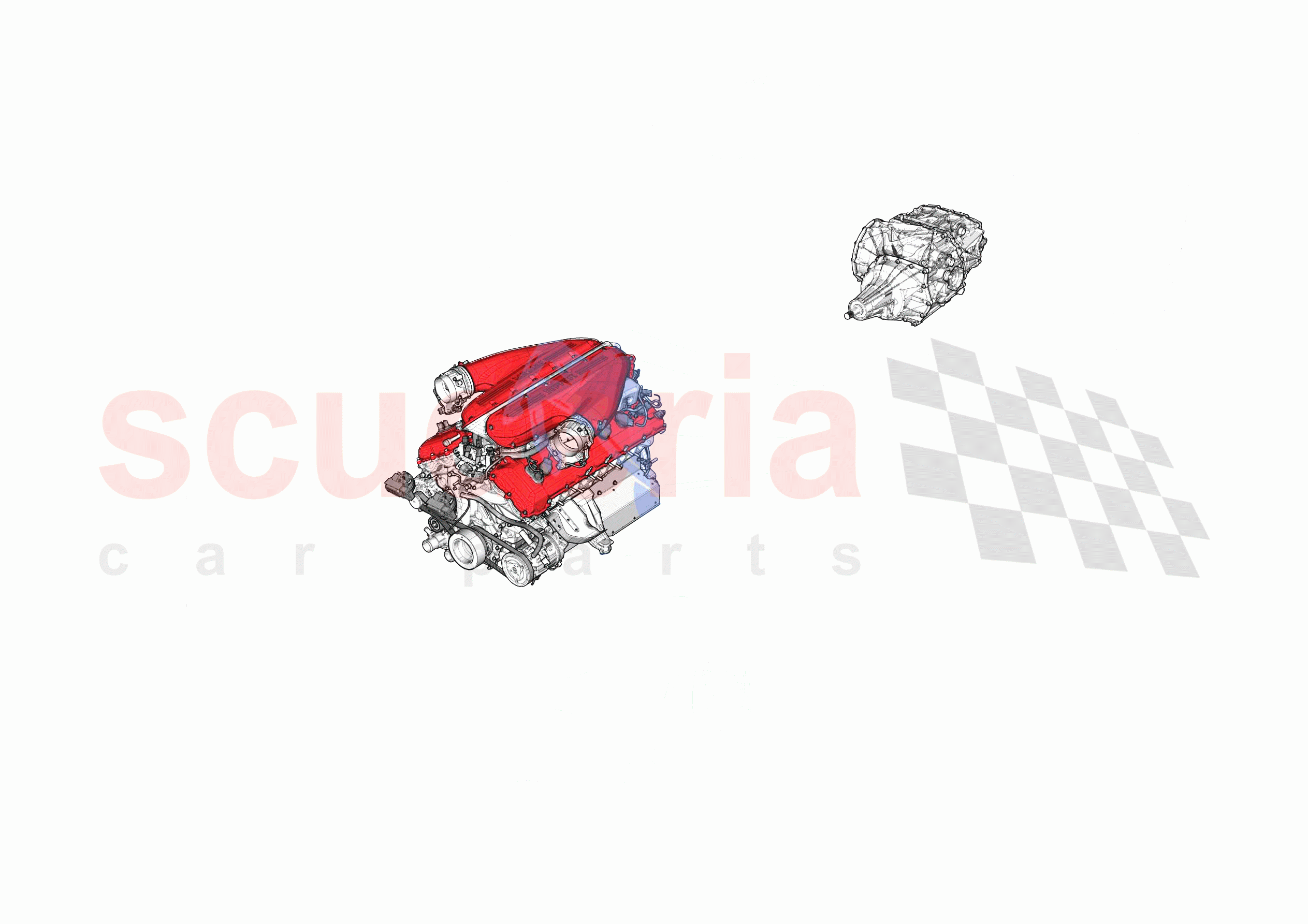 SPARE ASSEMBLY UNITS of Ferrari Ferrari 812 Competizione A Europe