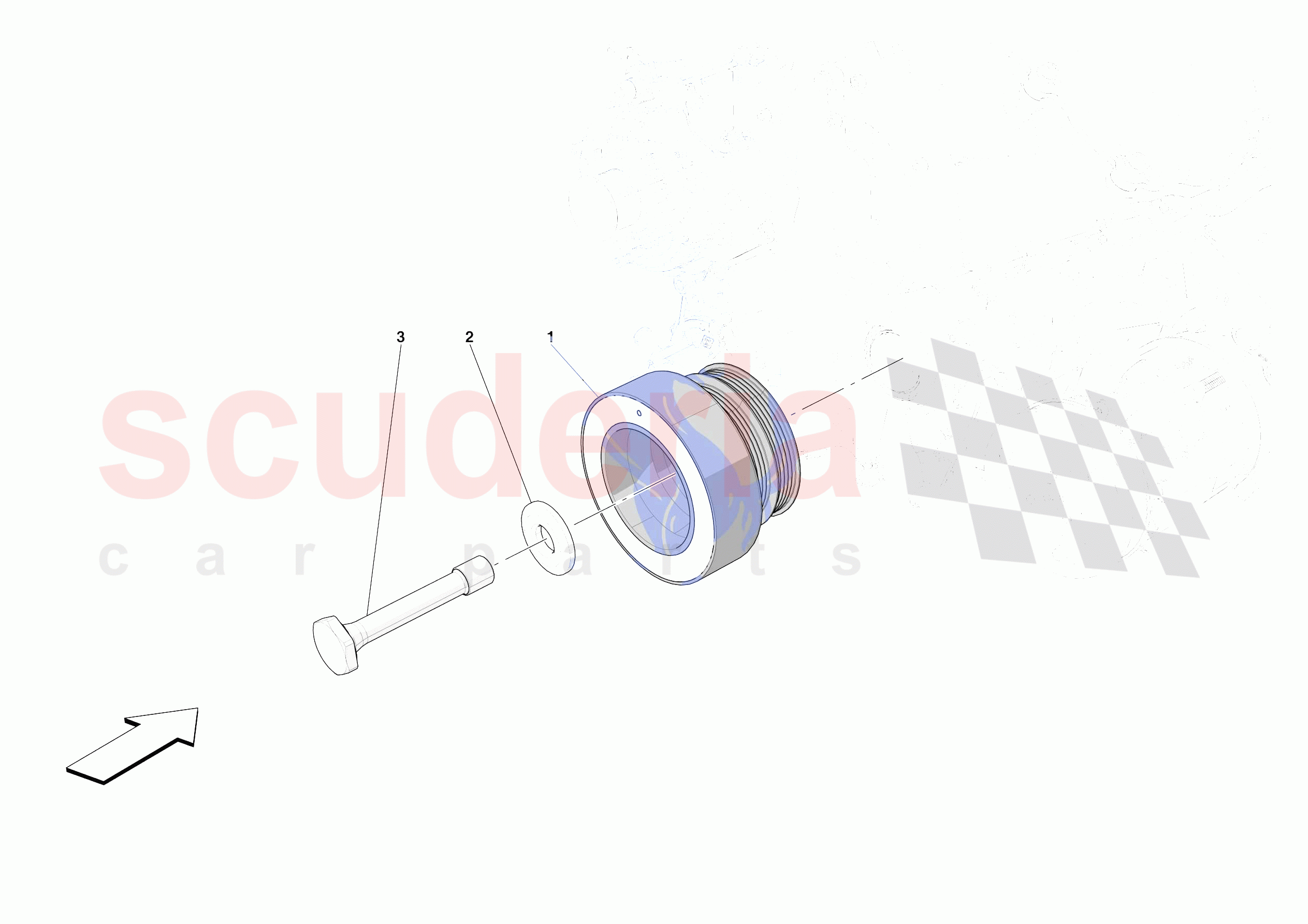 TORSION DAMPER of Ferrari Ferrari 812 Competizione Europe