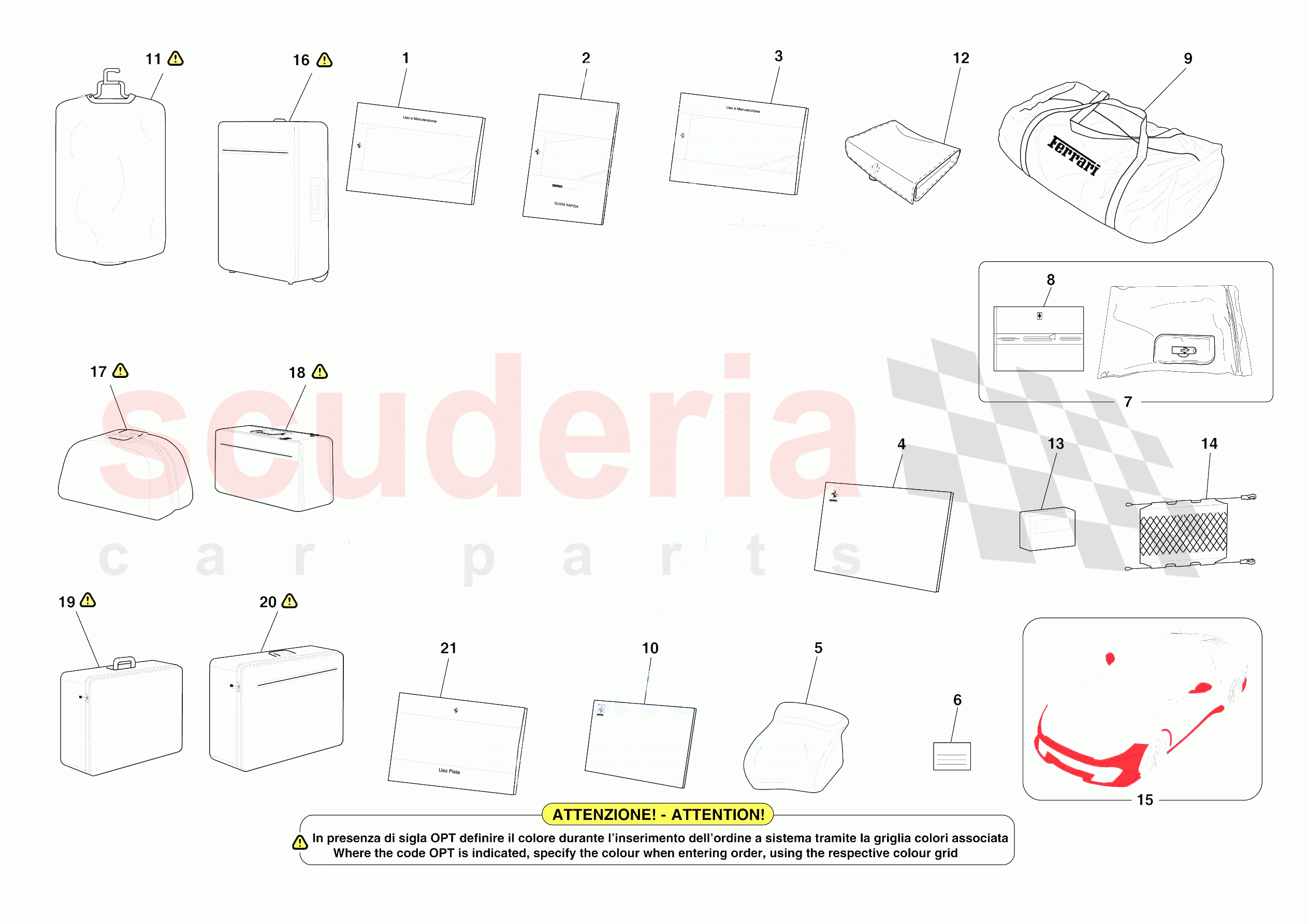 OTHER ACCESSORIES of Ferrari Ferrari 812 Competizione Europe