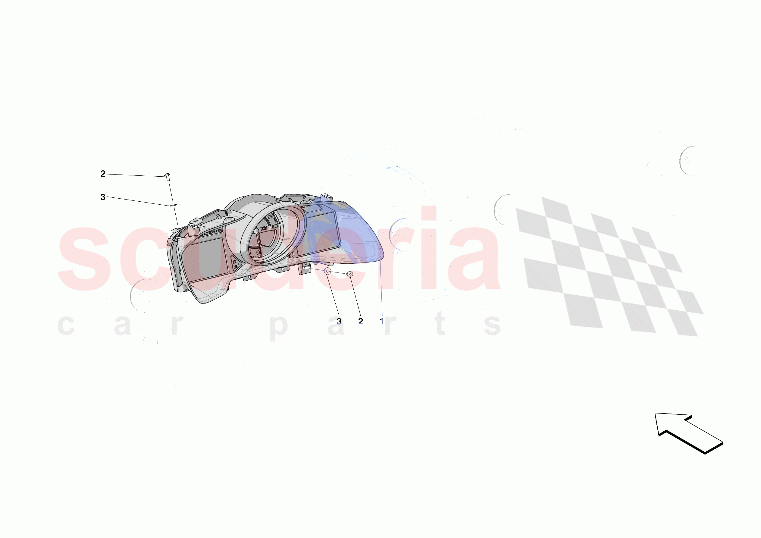 INSTRUMENTATION of Ferrari Ferrari 812 Competizione Europe