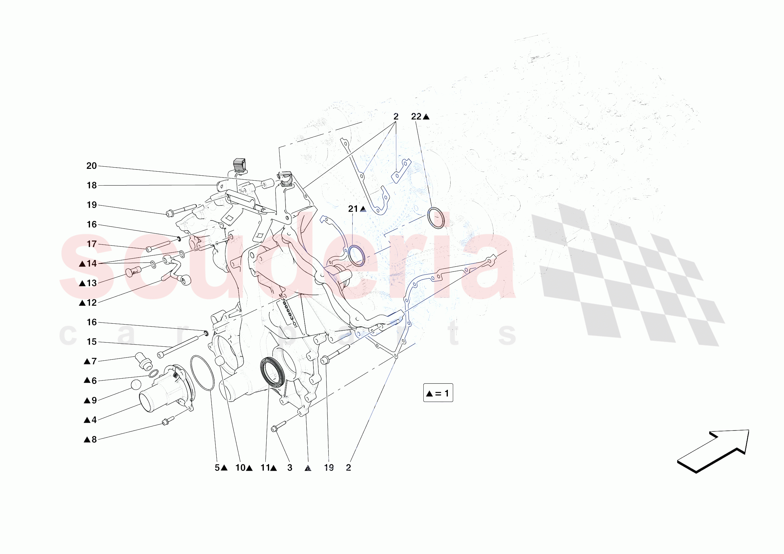 ENGINE COVERS of Ferrari Ferrari 812 Competizione Europe RH