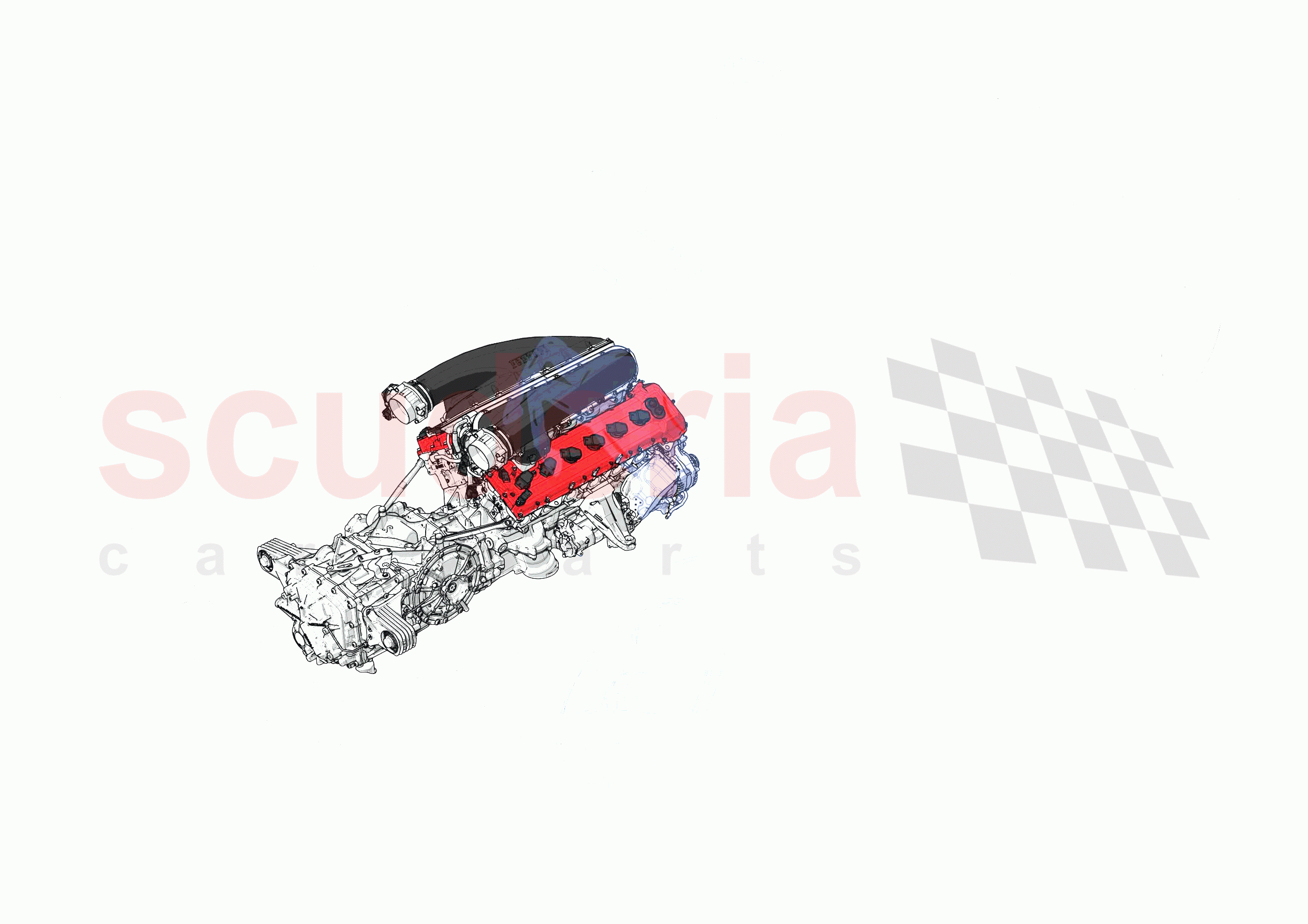 SPARE ASSEMBLY UNITS of Ferrari Ferrari Daytona SP3 Europe