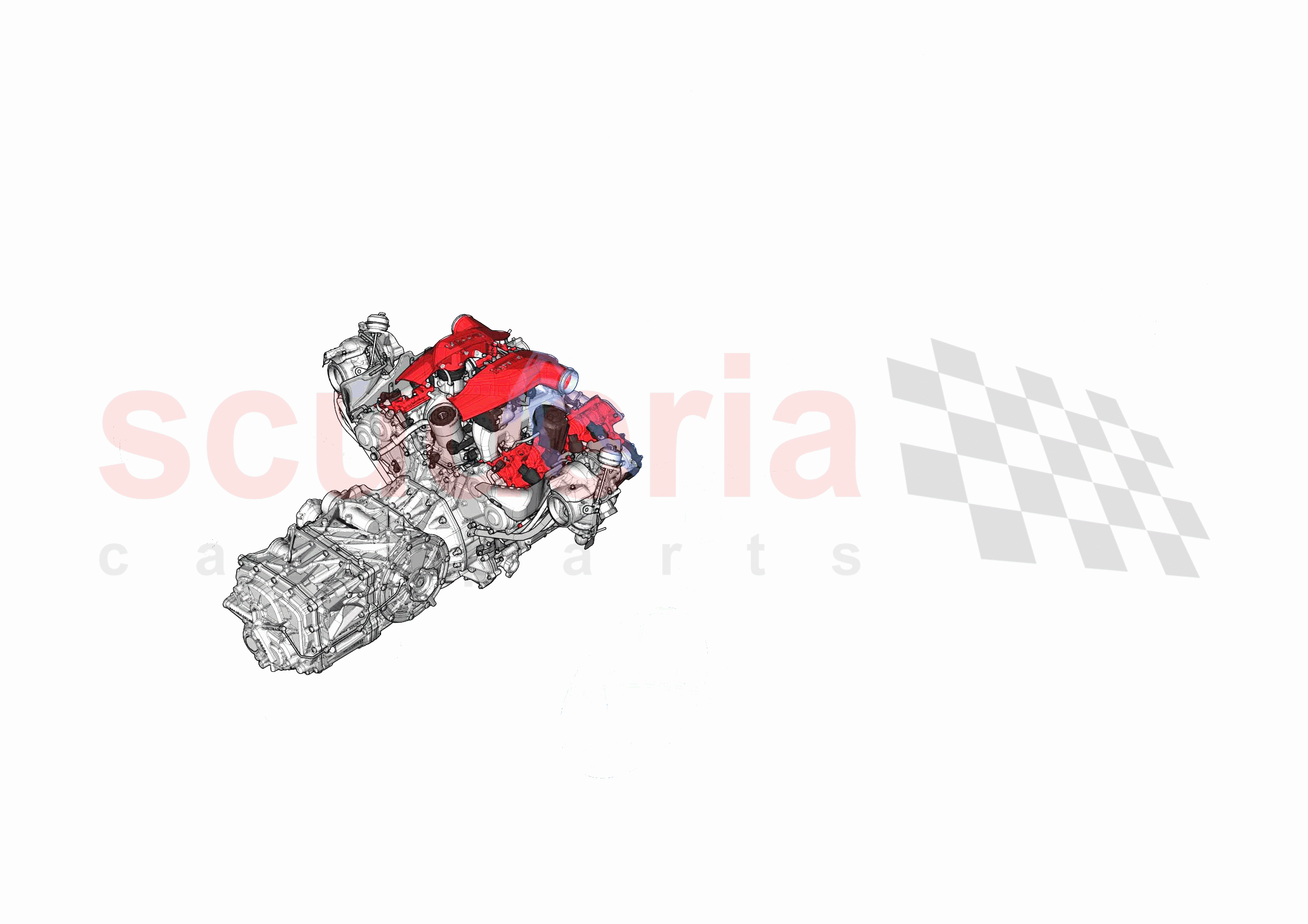 Ferrari F8 Spider USA ERSATZ-AGGREGATE teile | Scuderia Car Parts
