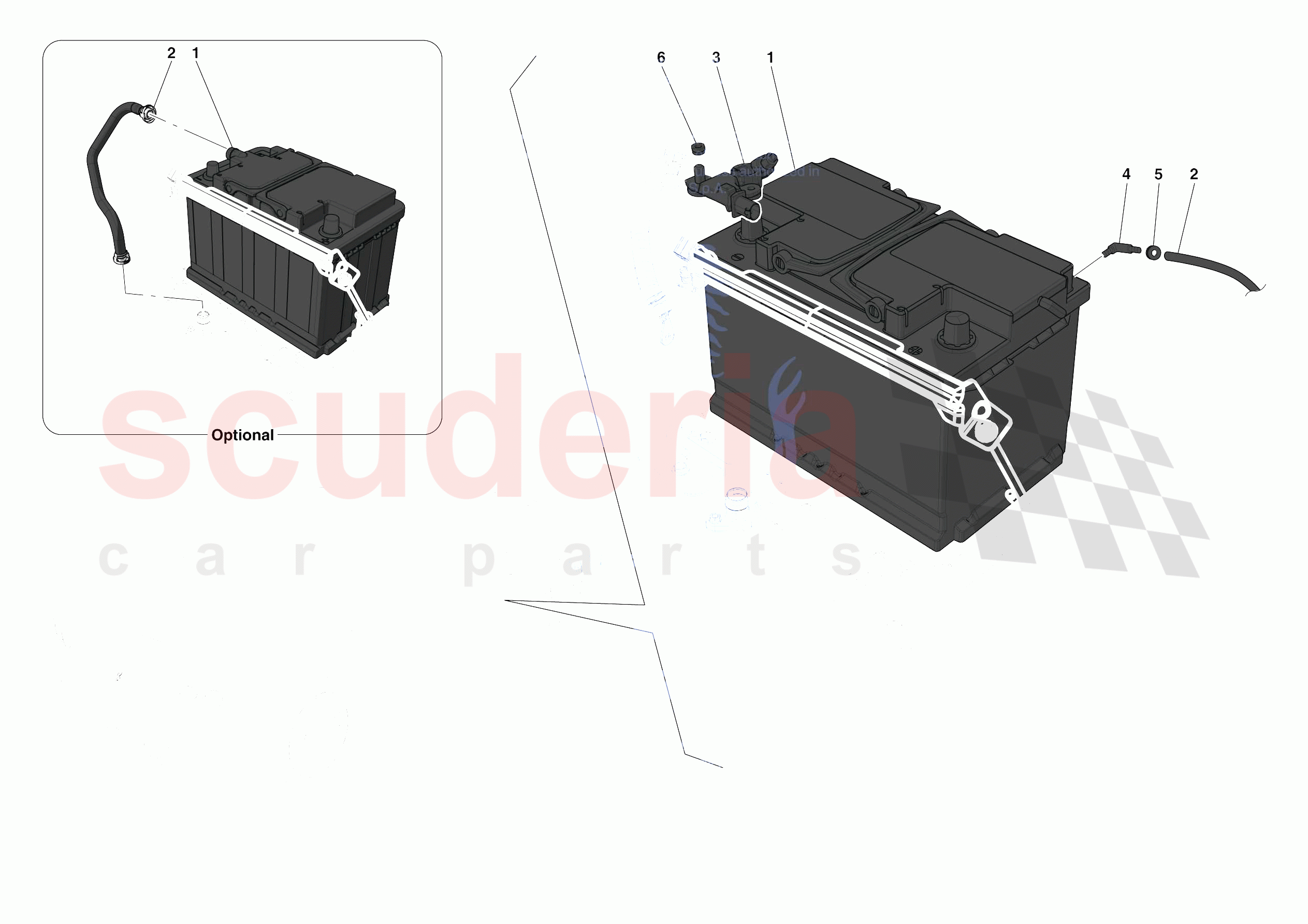 BATTERIES of Ferrari Ferrari F8 Spider USA