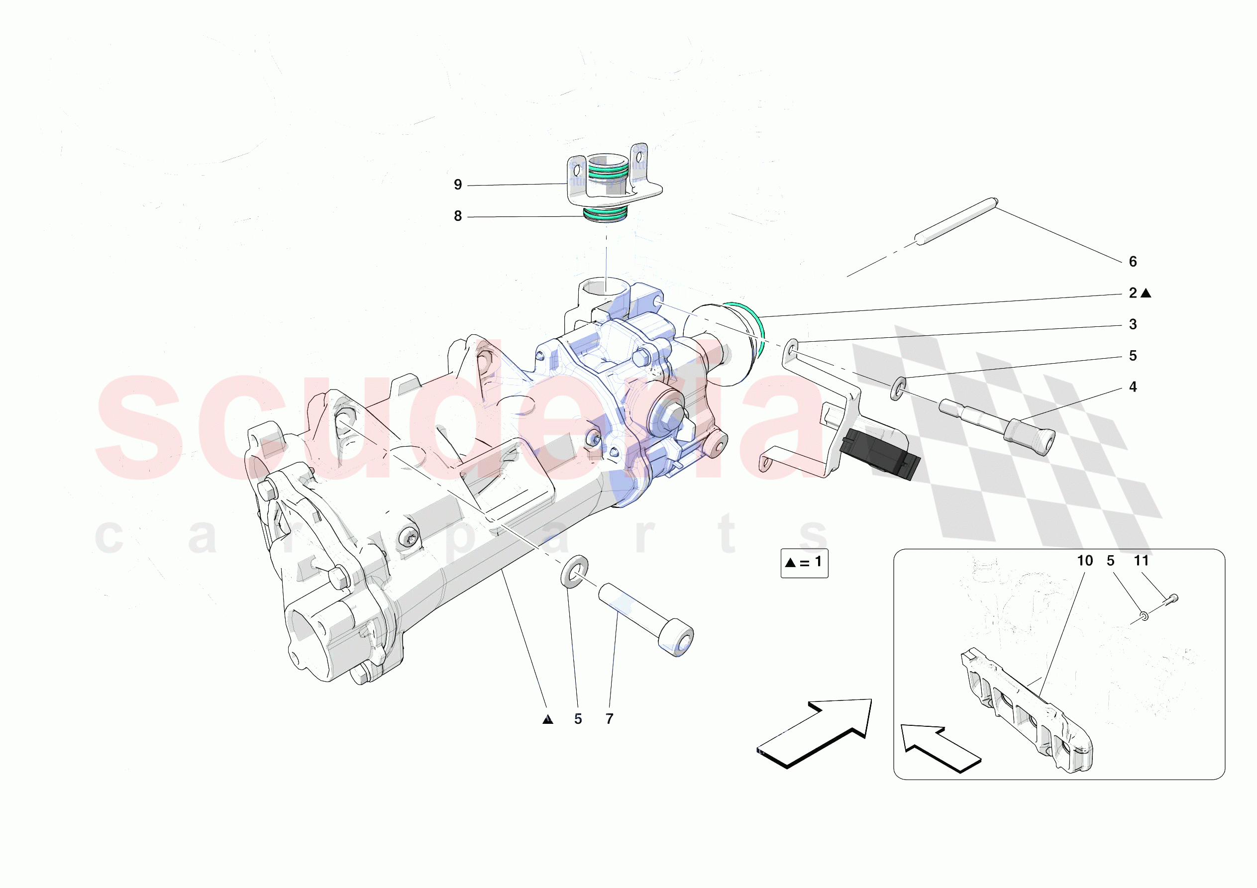 ENGINE OIL PUMP of Ferrari Ferrari Monza SPA1 Europe