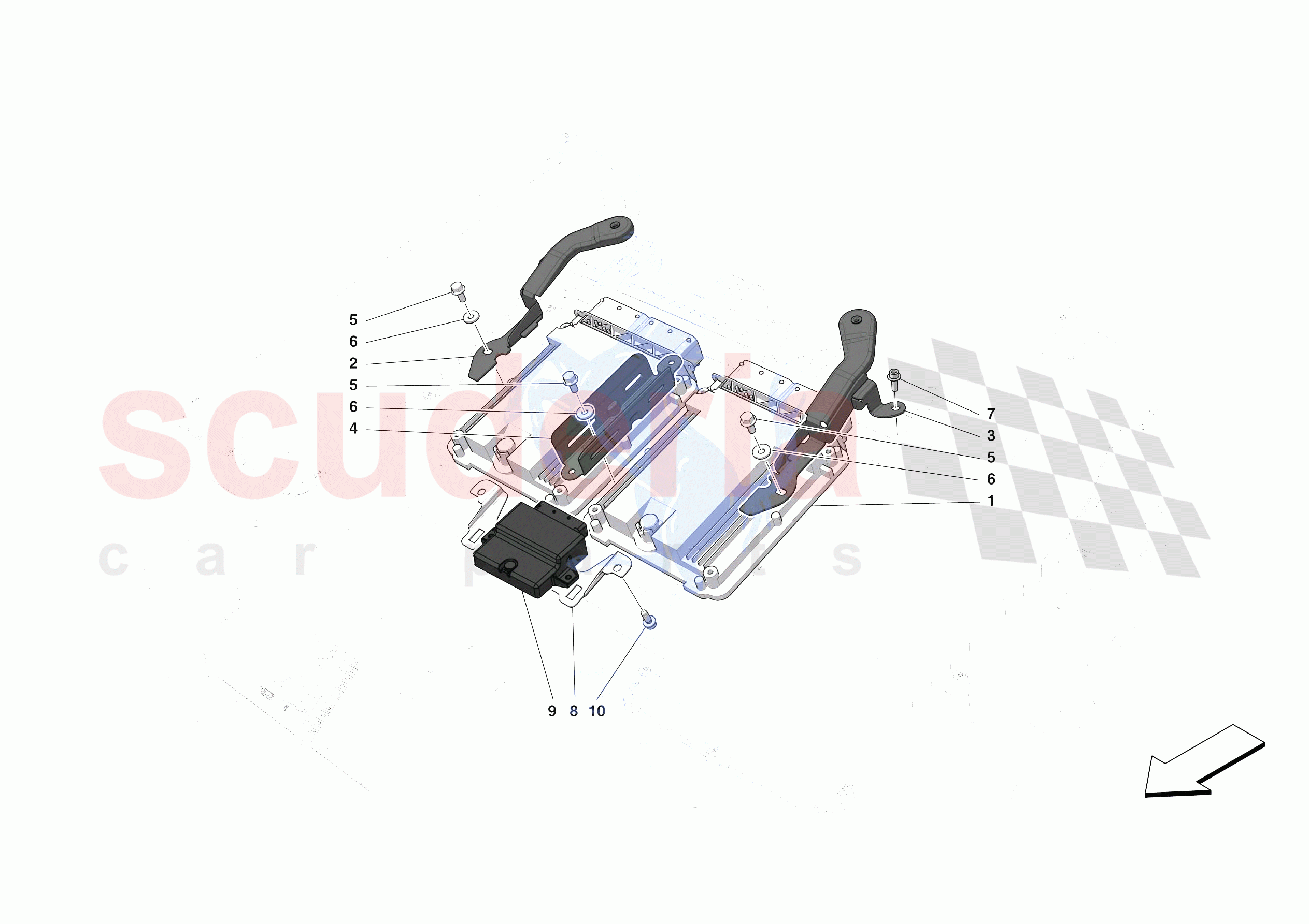 ENGINE INJECTION CONTROL of Ferrari Ferrari Monza SPA1 Europe