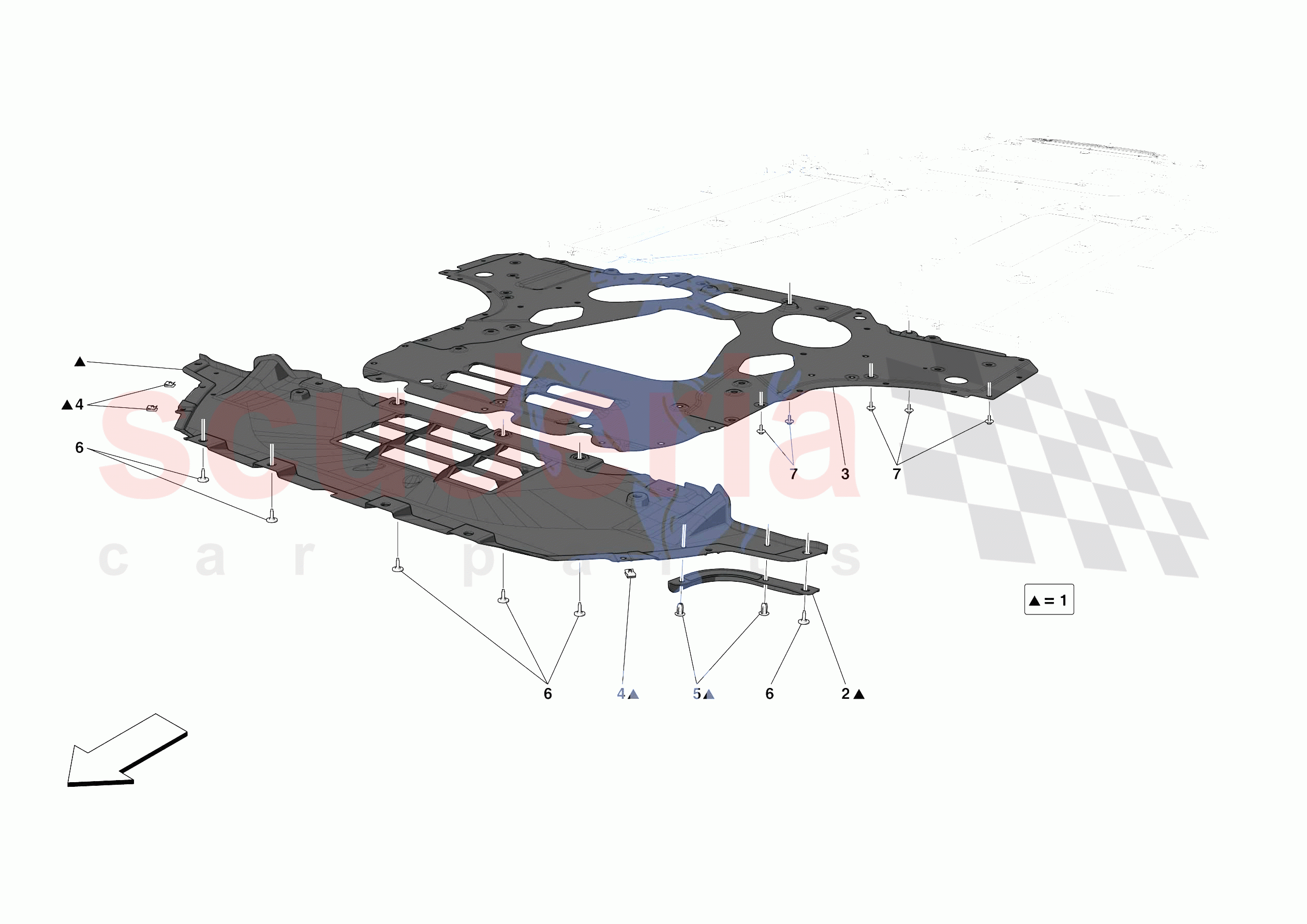 FRONT SHIELDS of Ferrari Ferrari Portofino Europe RH