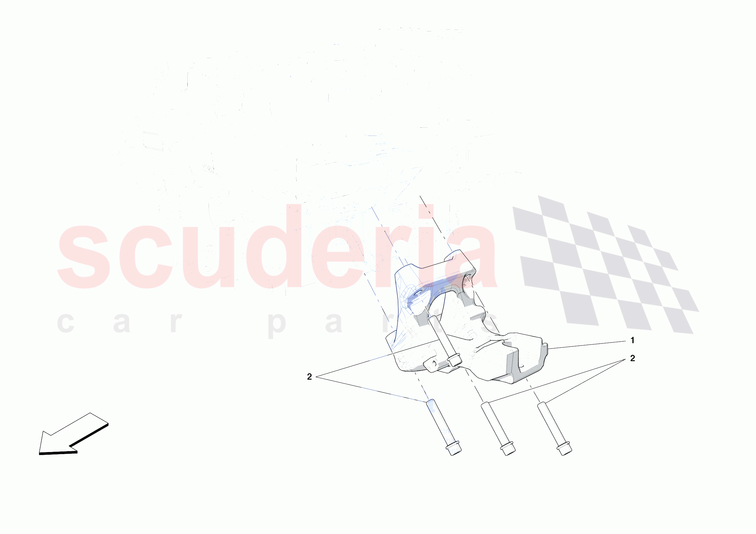 ENGINE SUSPENSION of Ferrari Ferrari Portofino M Europe
