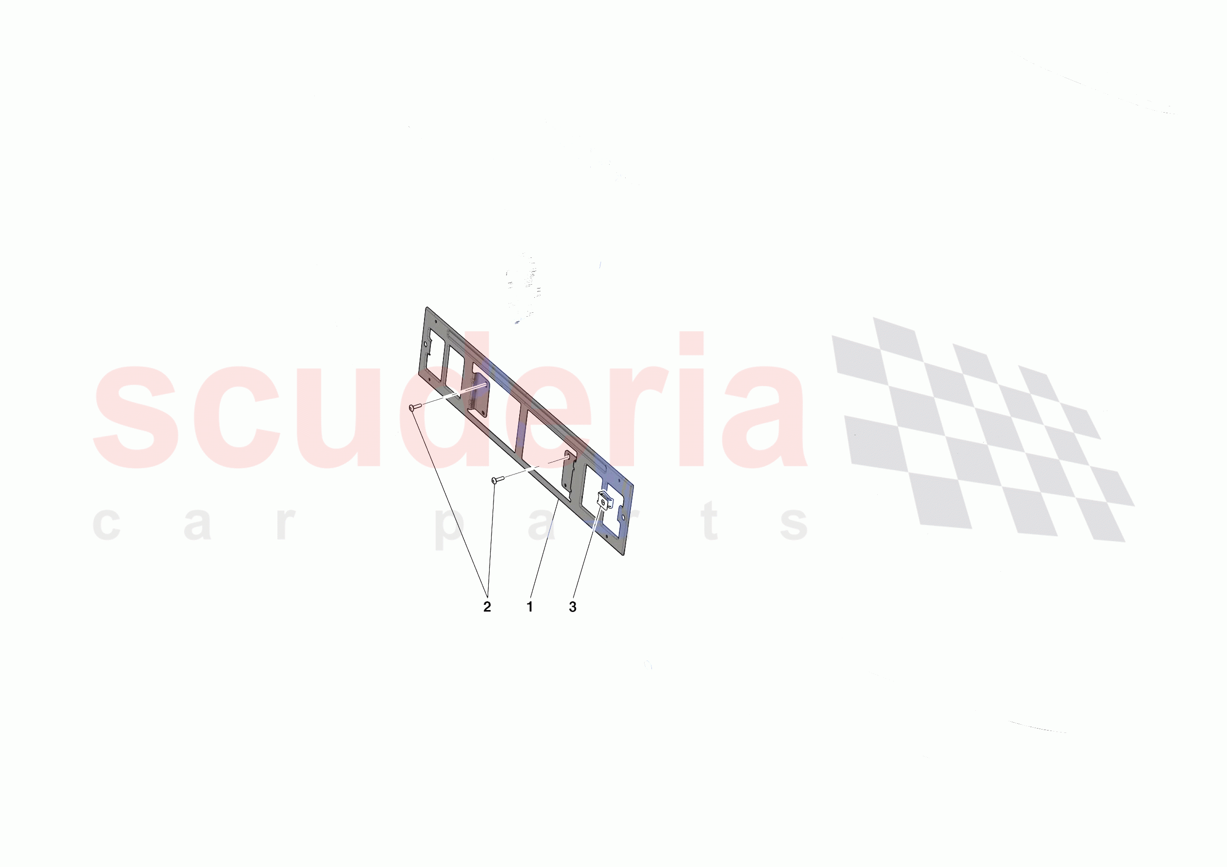 REAR LICENCE PLATE INSTALLATION of Ferrari Ferrari Portofino M Europe RH