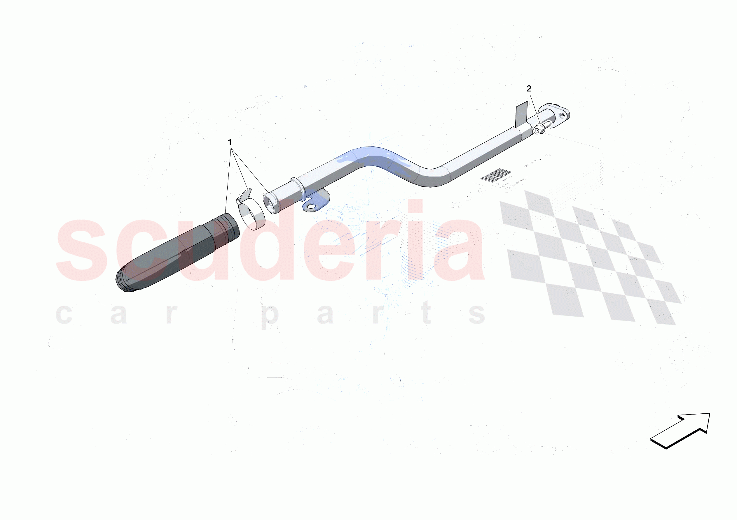 ENGINE COOLING SYSTEM PIPES of Ferrari Ferrari Portofino M USA