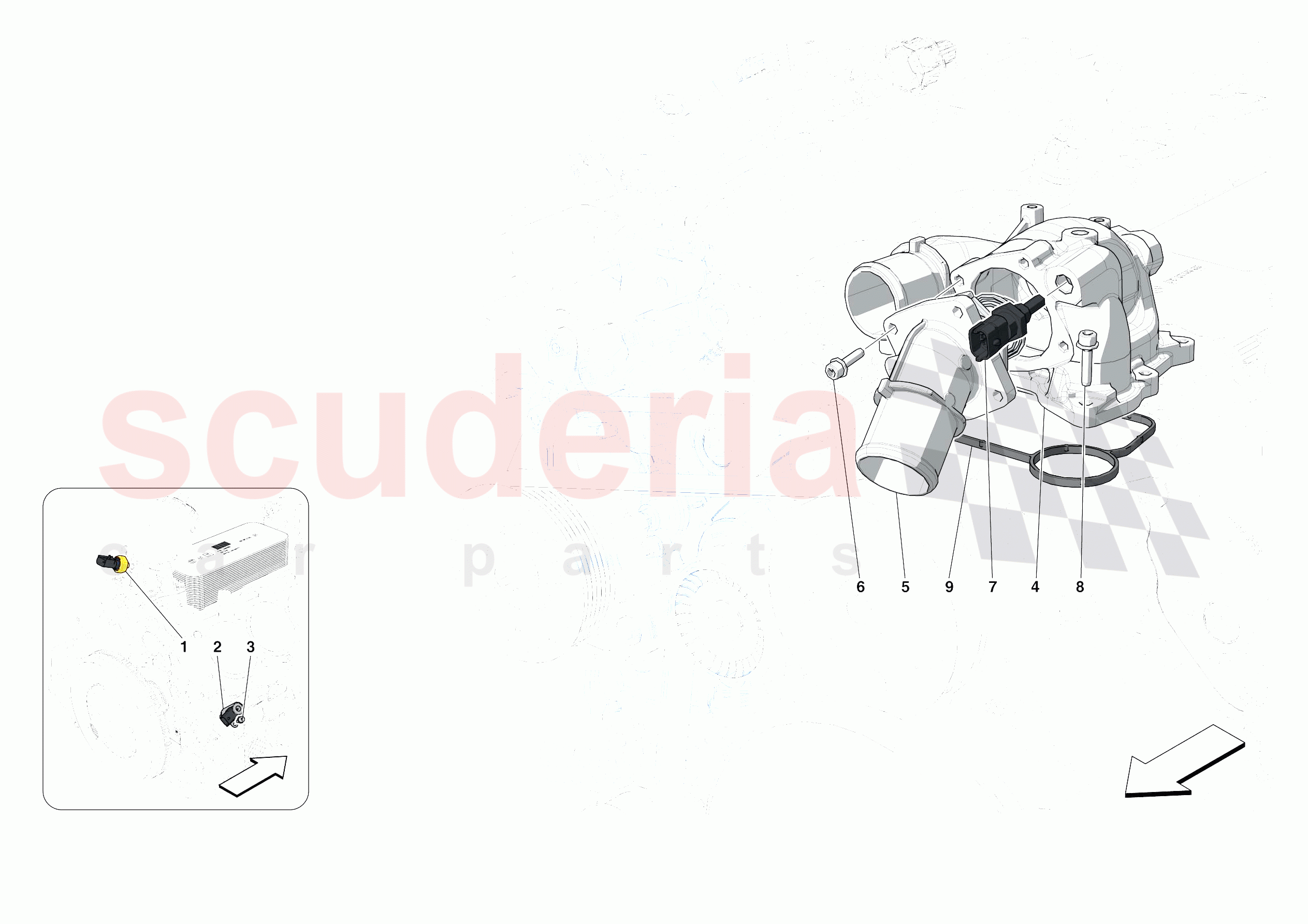 ENGINE TEMPERATURE AND PRESSURE REGULATORS of Ferrari Ferrari Portofino M USA