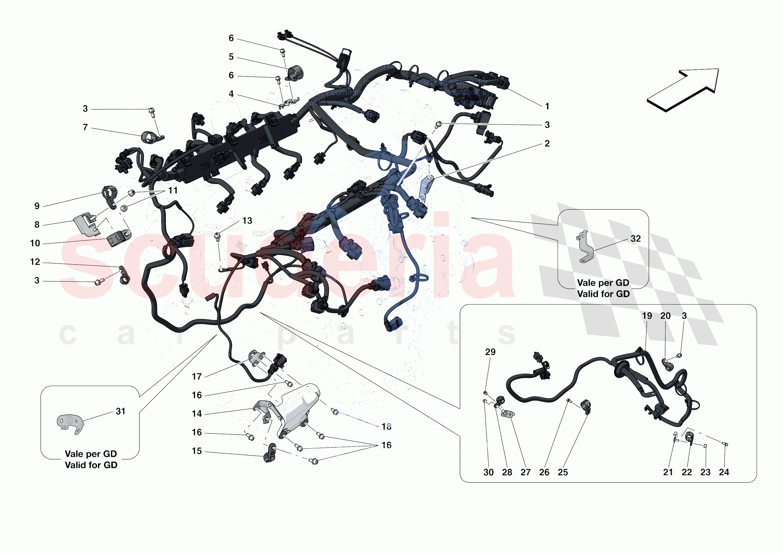 ENGINE ELECTRICAL SYSTEM of Ferrari Ferrari Portofino USA