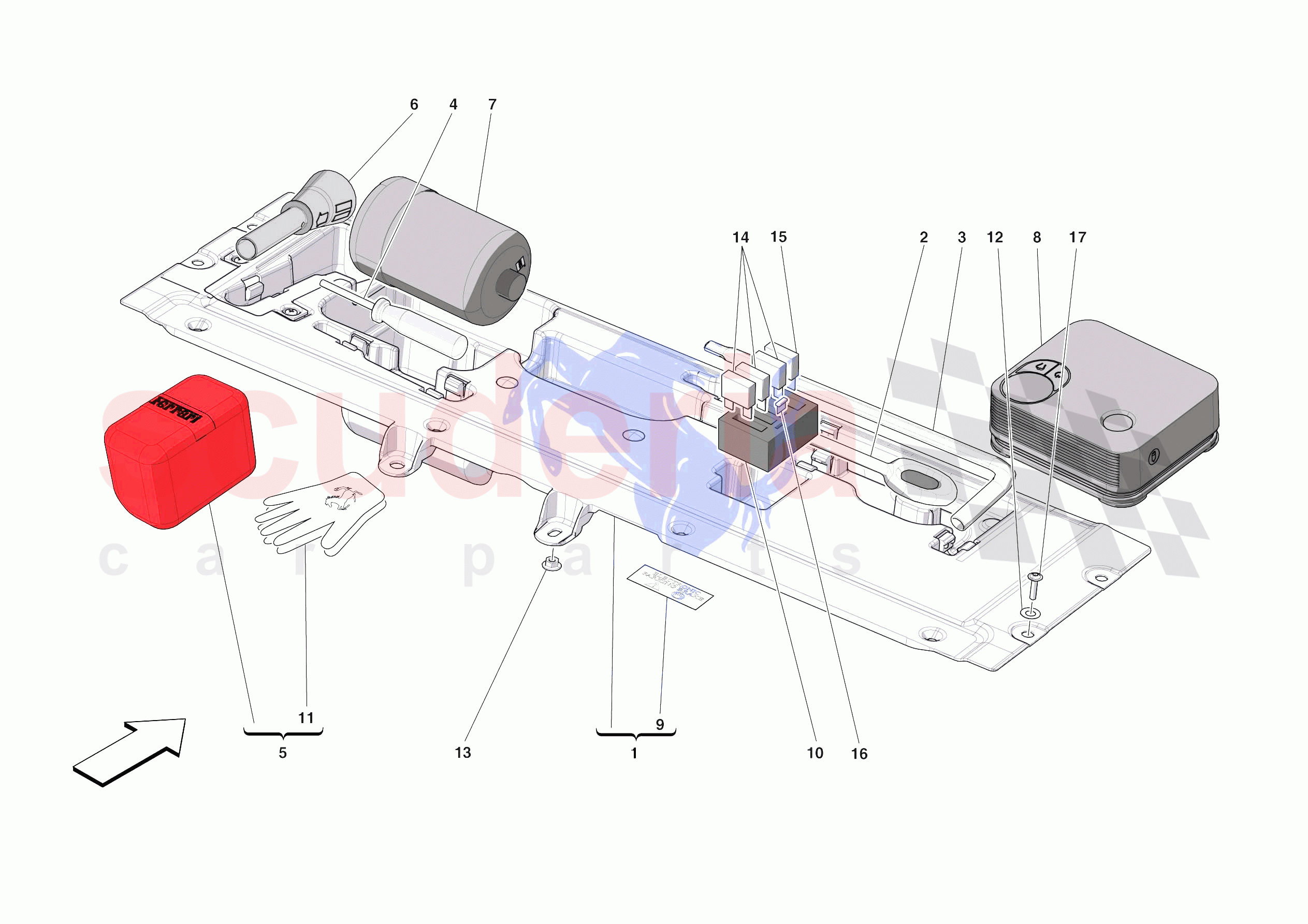 TOOLS PROVIDED WITH VEHICLE of Ferrari Ferrari Purosangue Europe