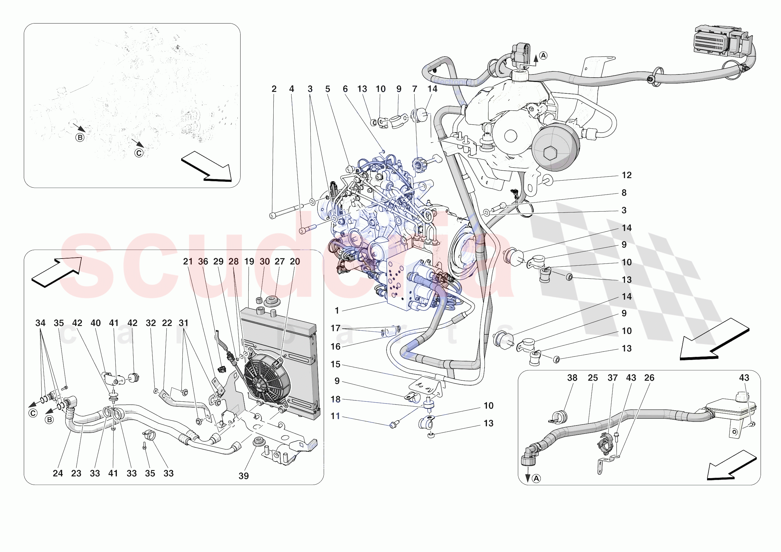 PTU SYSTEM of Ferrari Ferrari Purosangue Europe RH