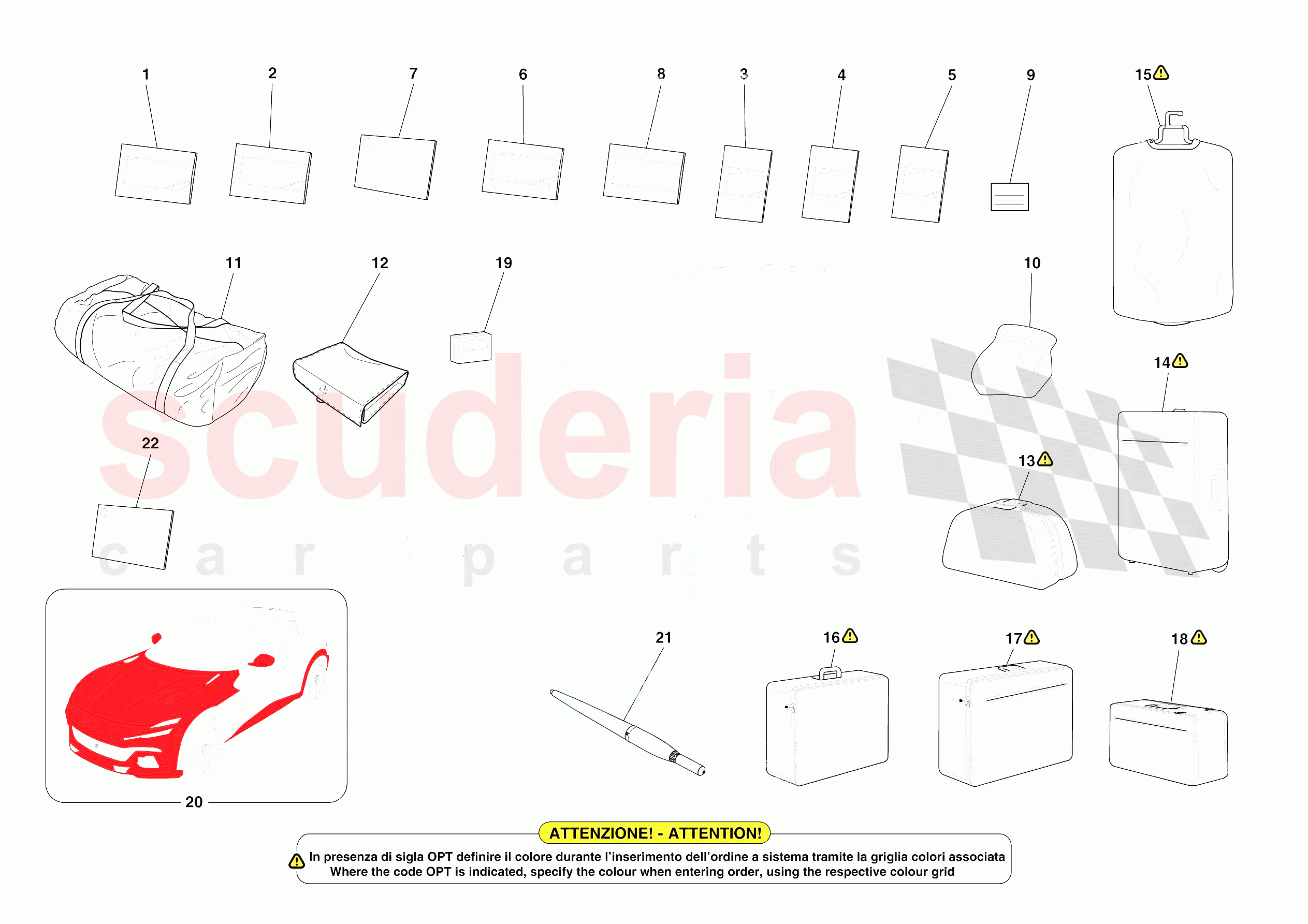 OTHER ACCESSORIES of Ferrari Ferrari Purosangue USA