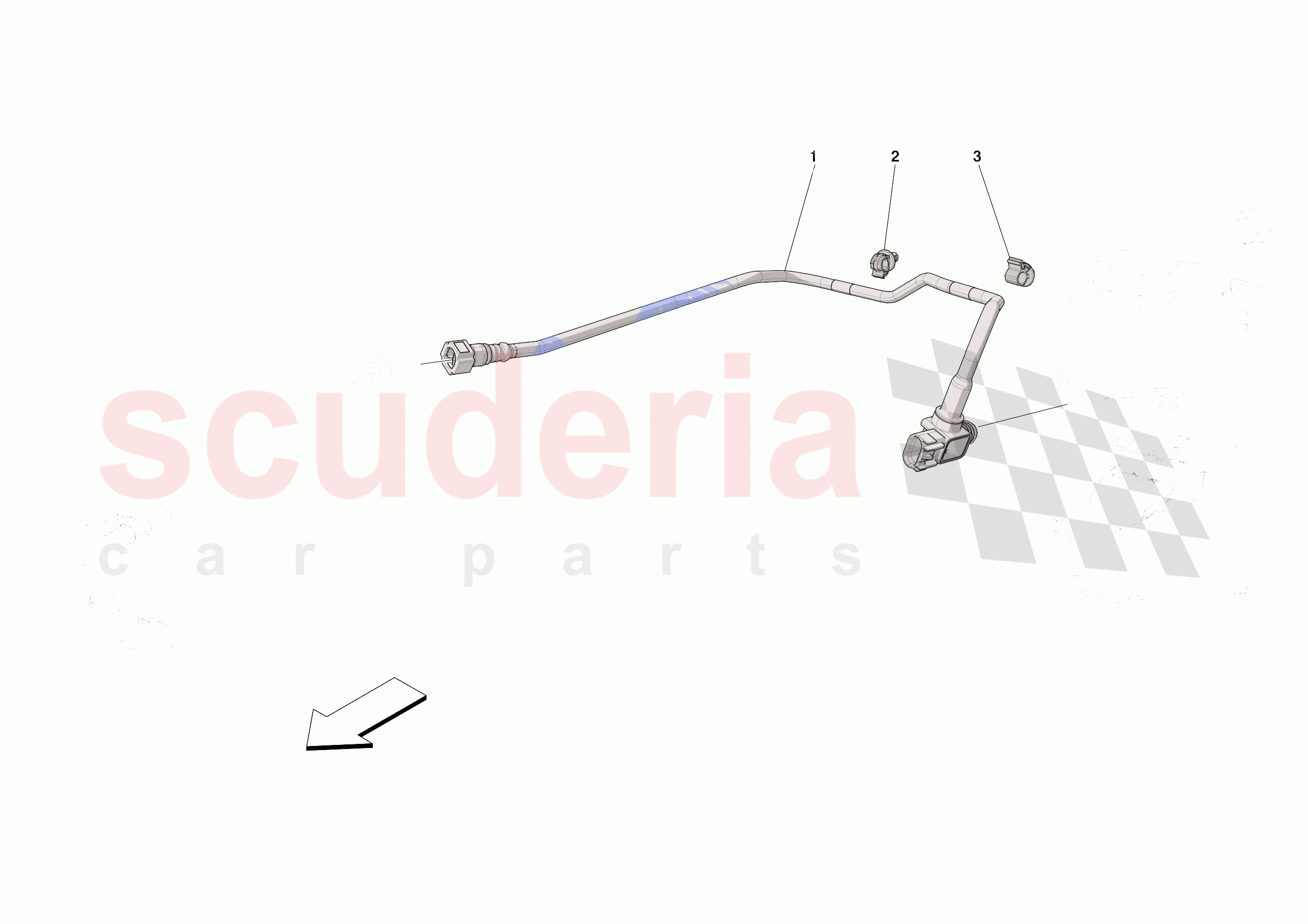 SERVO BRAKE PIPES of Ferrari Ferrari Roma Europe