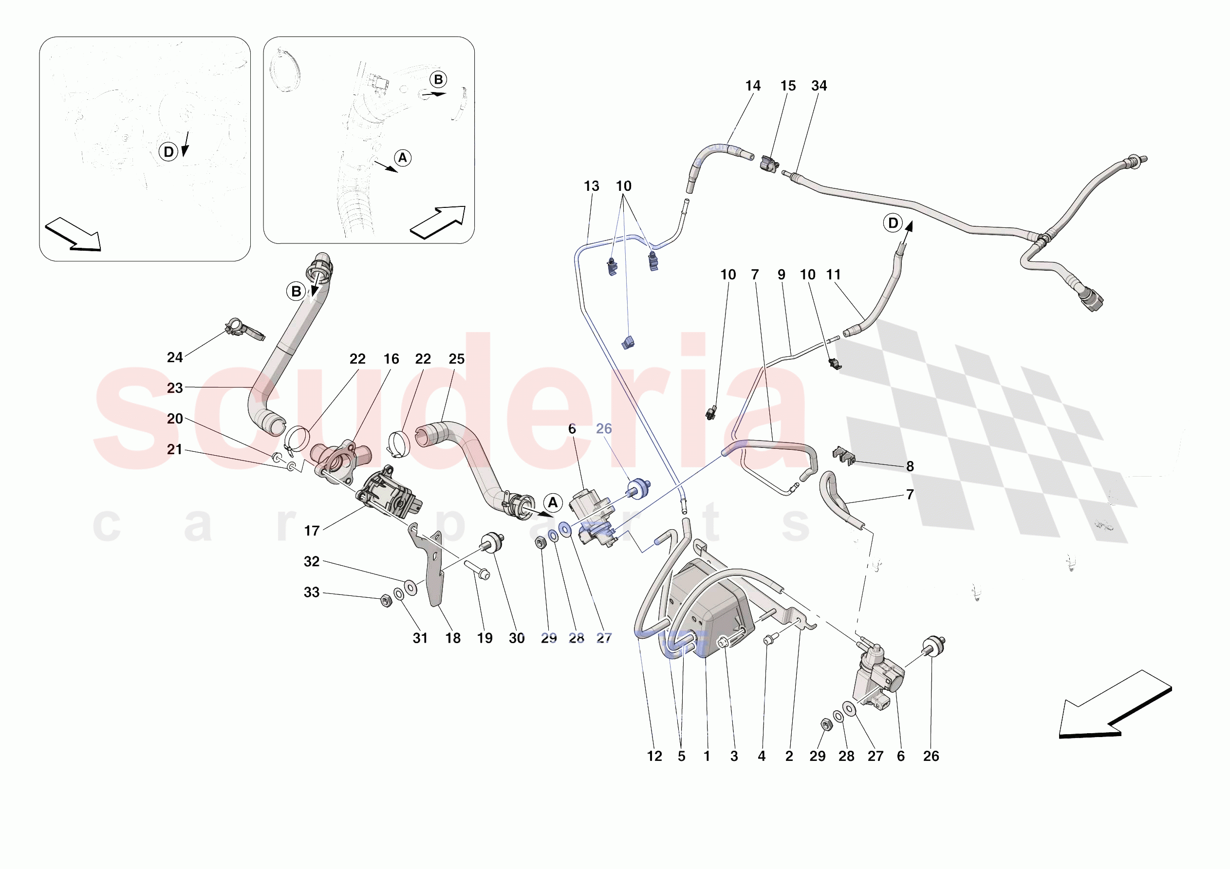 TURBOCHARGING SYSTEM ADJUSTMENTS of Ferrari Ferrari Roma Spider Europe