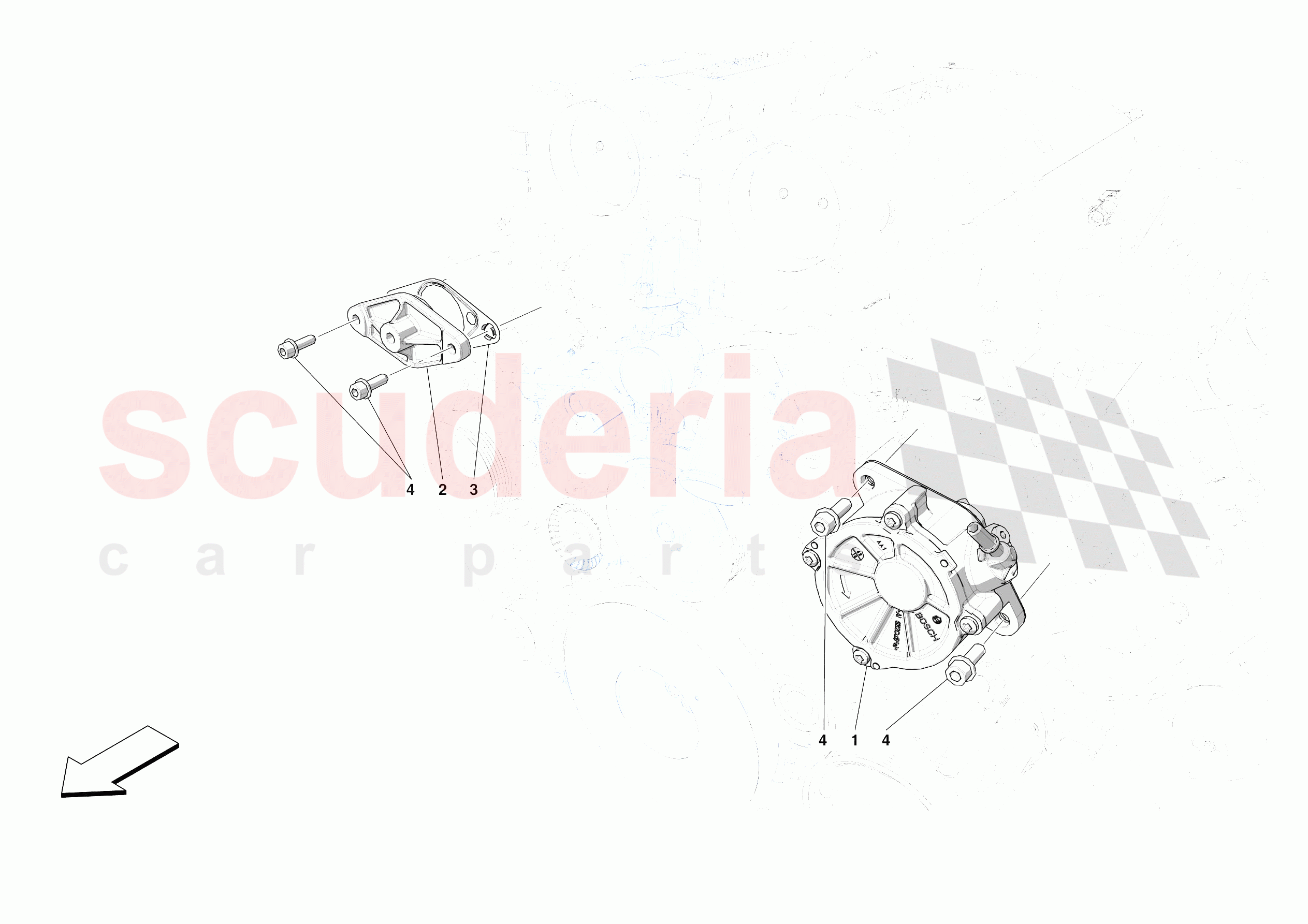 VACUUM PUMP of Ferrari Ferrari Roma Spider Europe RH