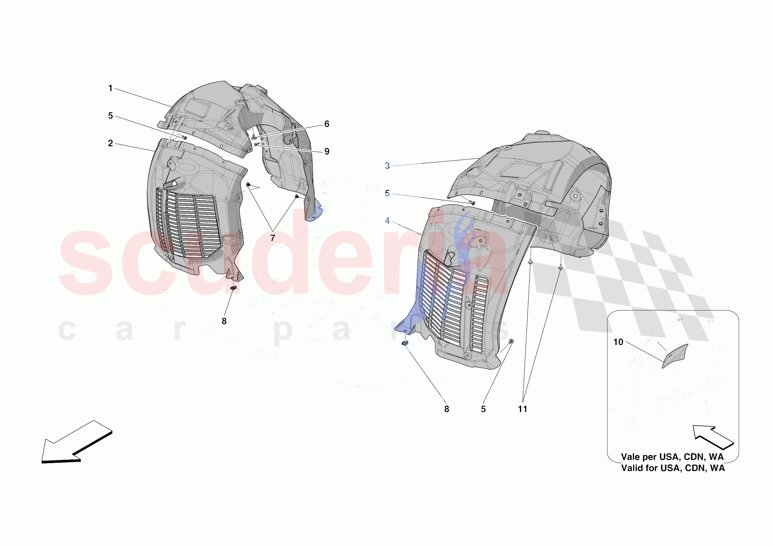 FRONT WHEELHOUSE of Ferrari Ferrari Roma Spider Europe RH