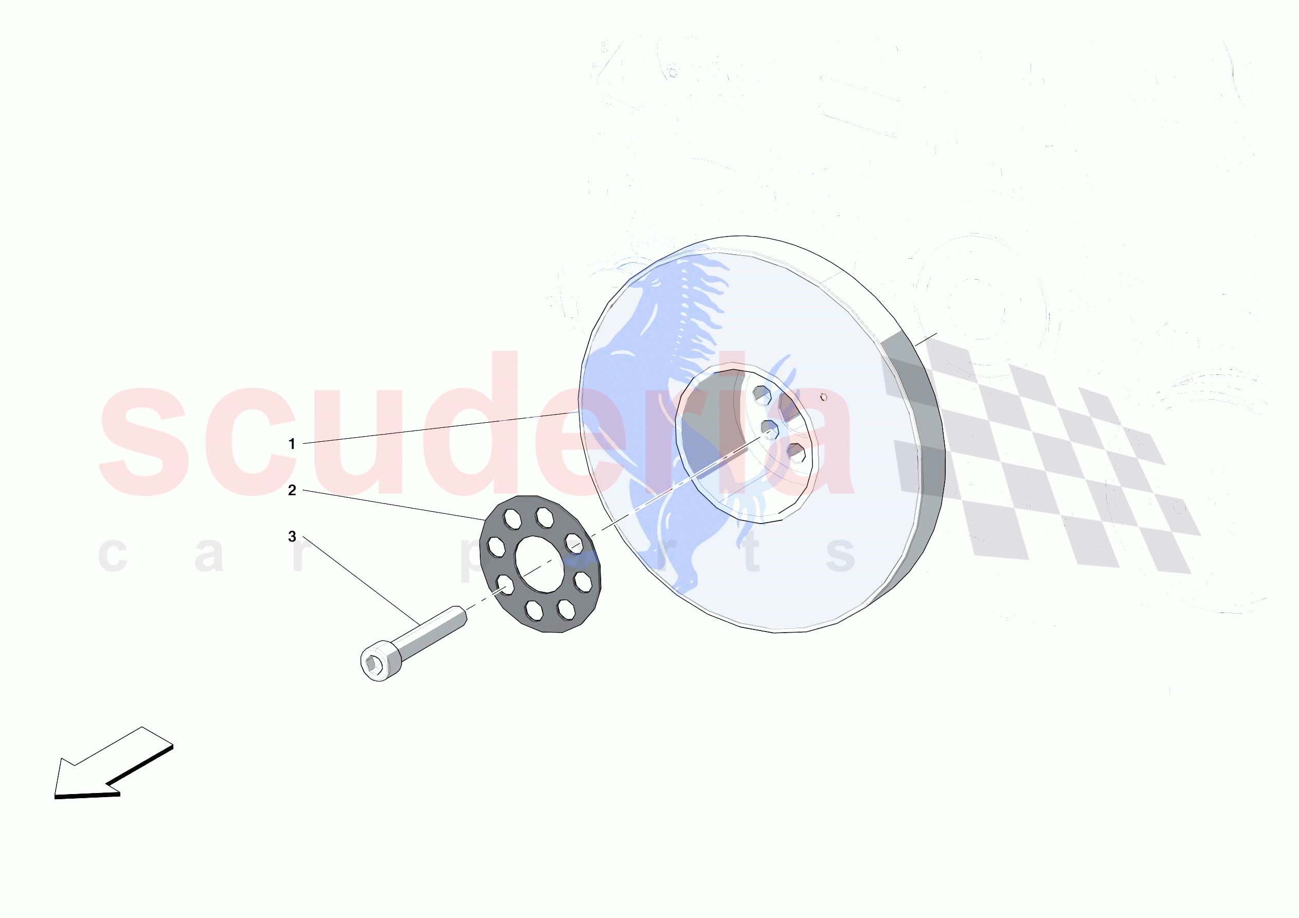 TORSION DAMPER of Ferrari Ferrari Roma Spider USA