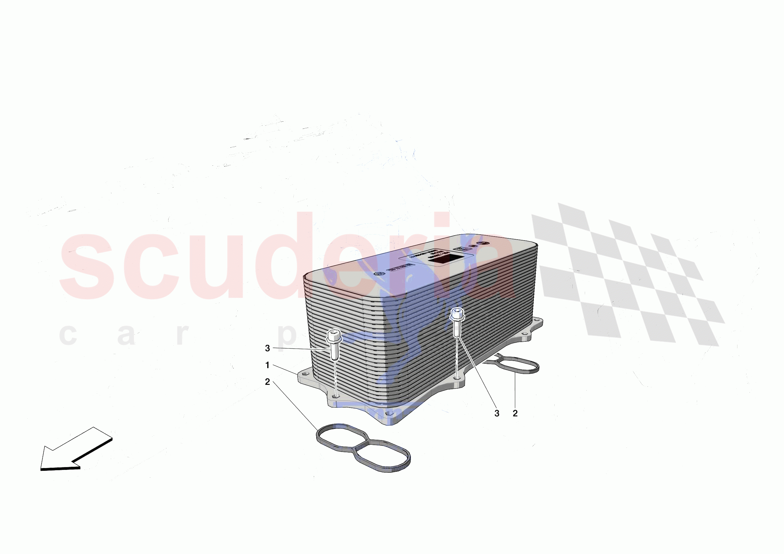 ENGINE HEAT EXCHANGER of Ferrari Ferrari Roma Spider USA