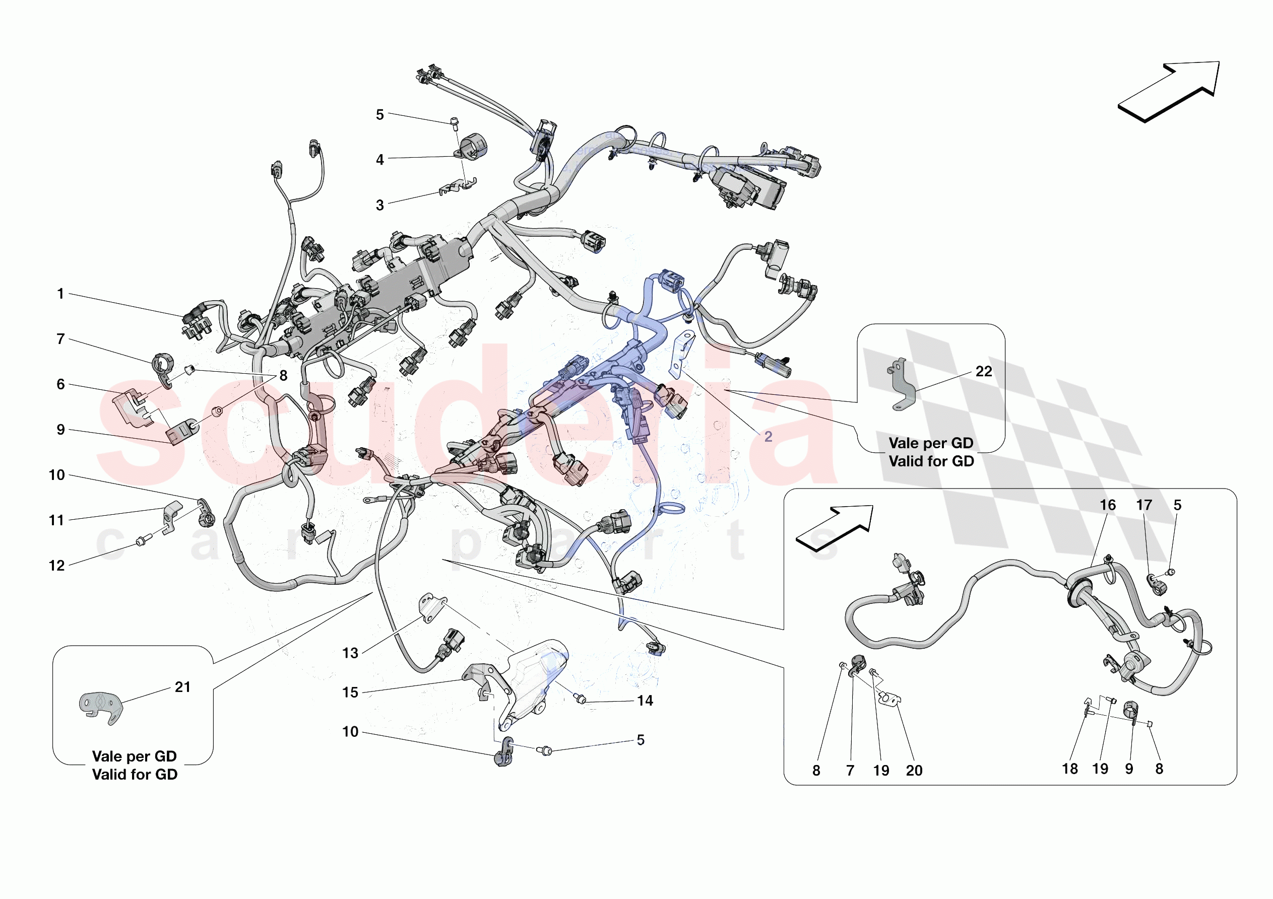 ENGINE ELECTRICAL SYSTEM of Ferrari Ferrari Roma Spider USA