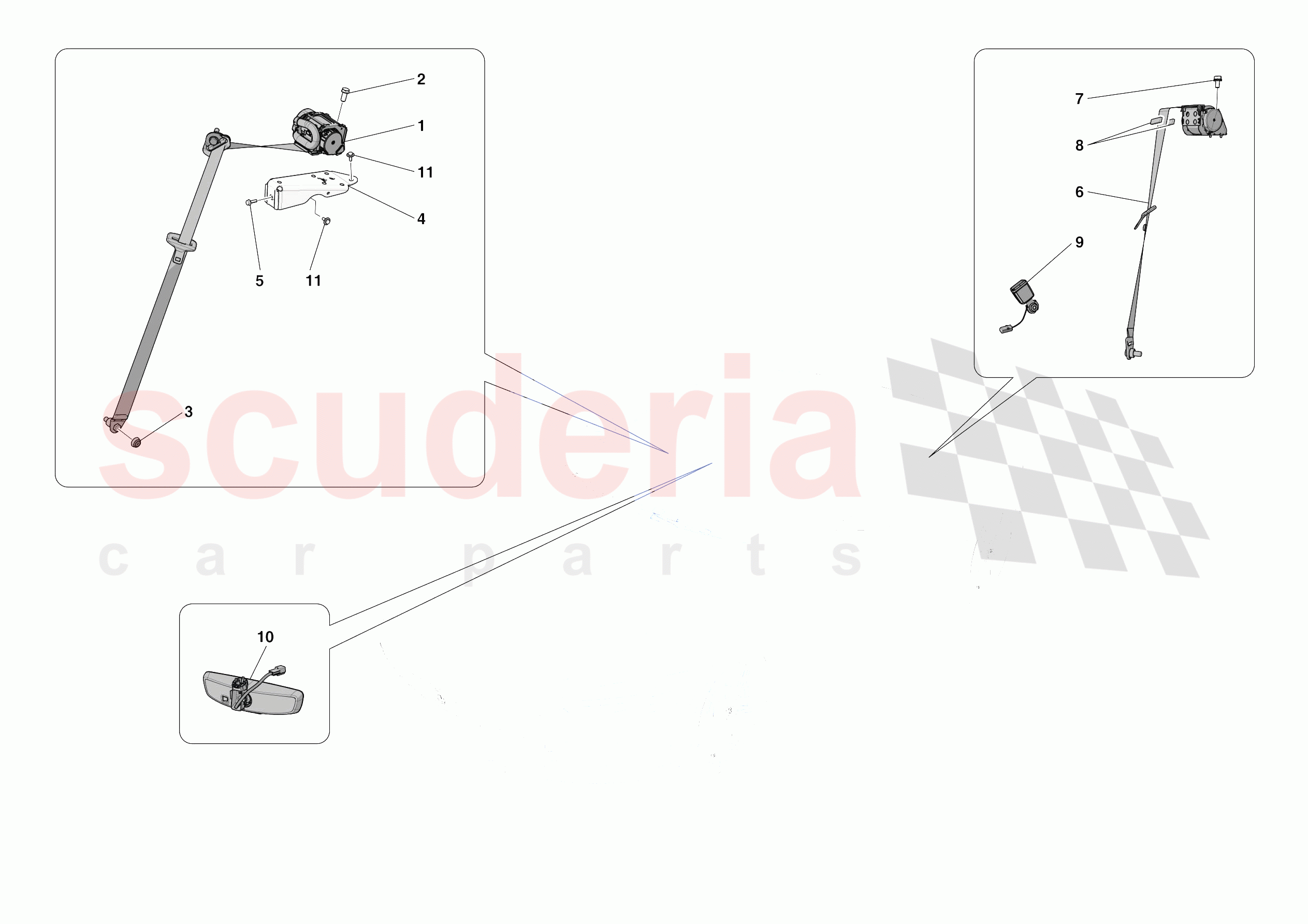 OTHER INTERIOR TRIM ACCESSORIES of Ferrari Ferrari Roma USA