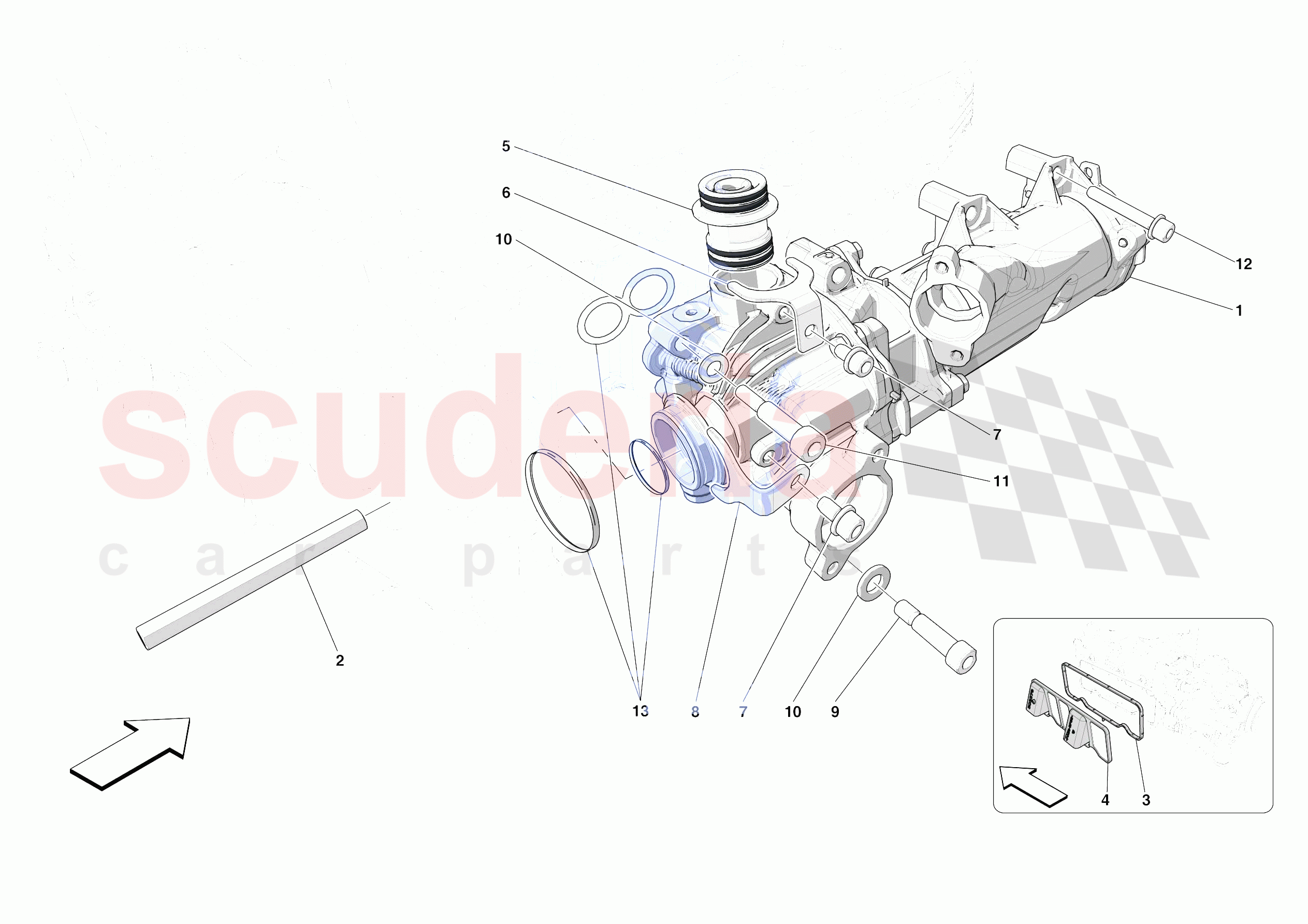 ENGINE OIL PUMP of Ferrari Ferrari SF90 Spider Europe